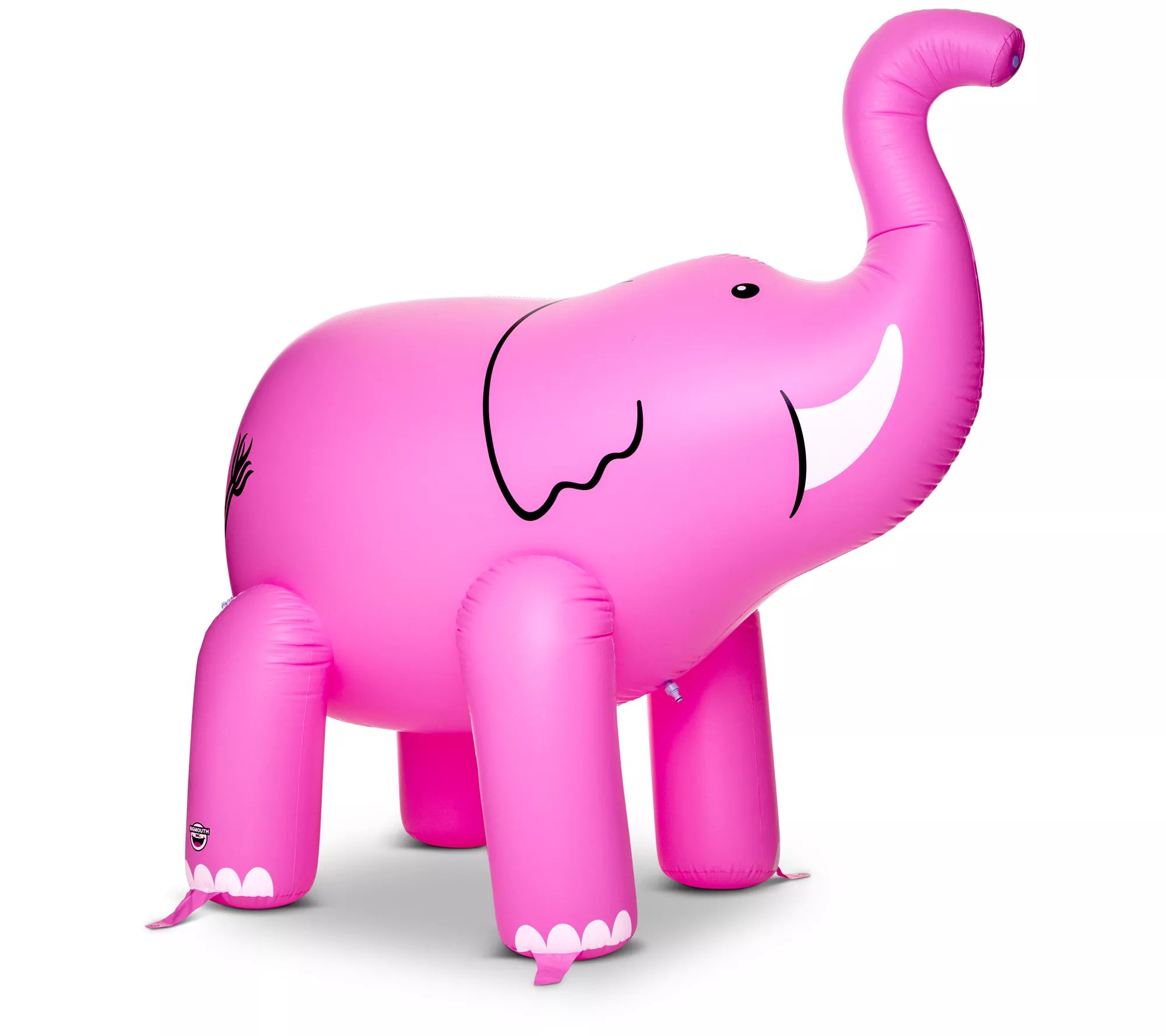 Pink Elephant Enjoying a Beverage Art & Collectibles Prints