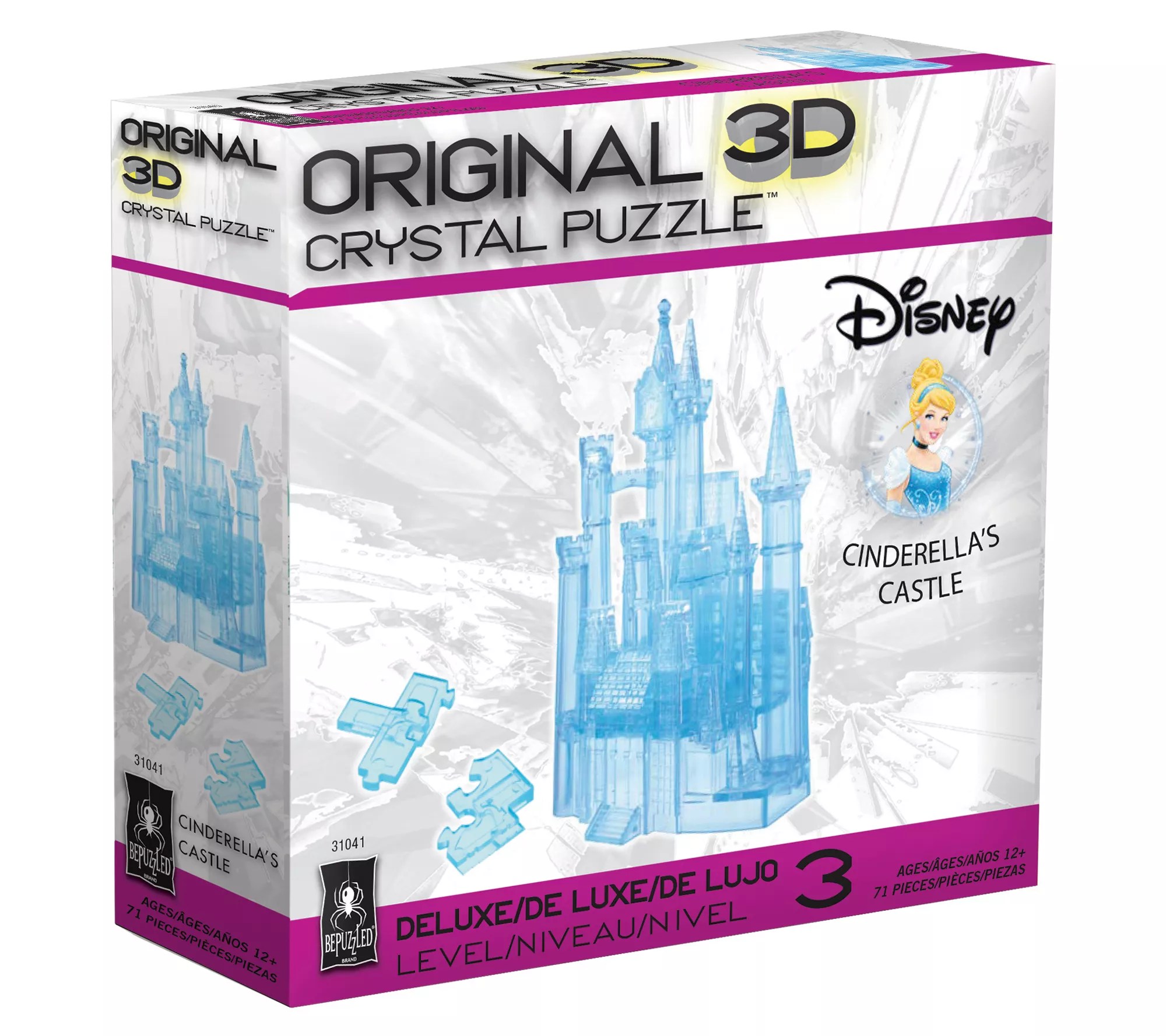 BePuzzled 3D Crystal Puzzle Disney Cinderella'sCastle