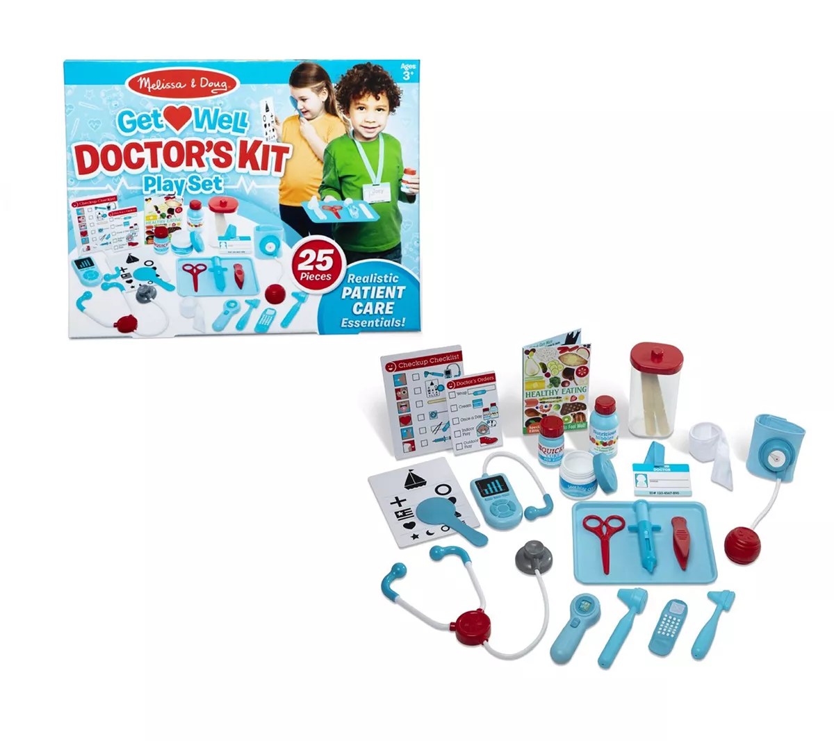 Melissa & Doug 25Piece Get Well Doctor's Kit Play Set