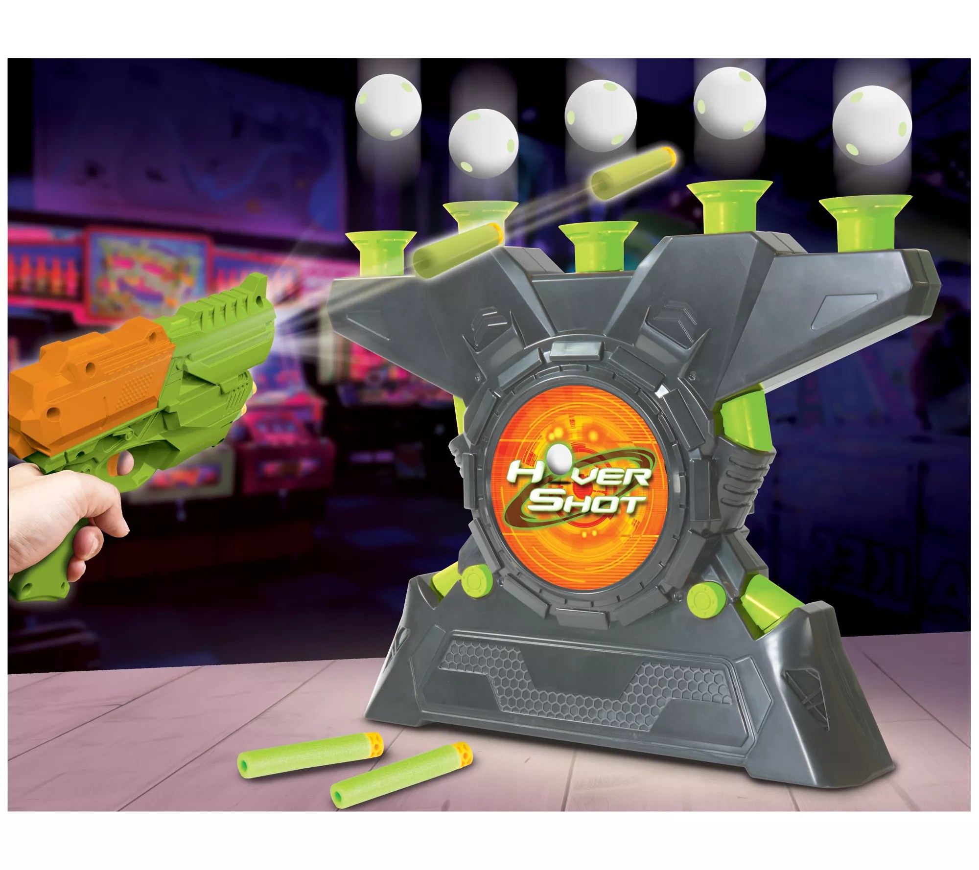 "As Is" Electronic Hover Shot & Neon AlleyBall Arcade Games