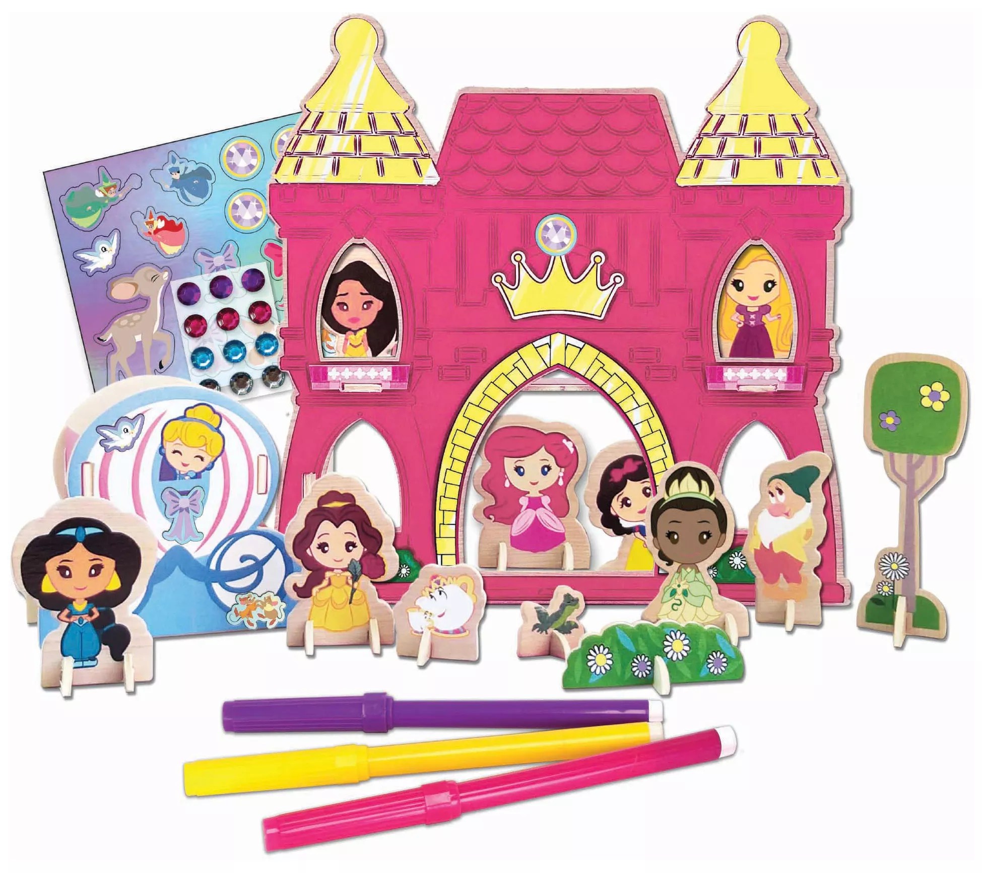 Tara Toy Disney Princesses Wood Castle Activity