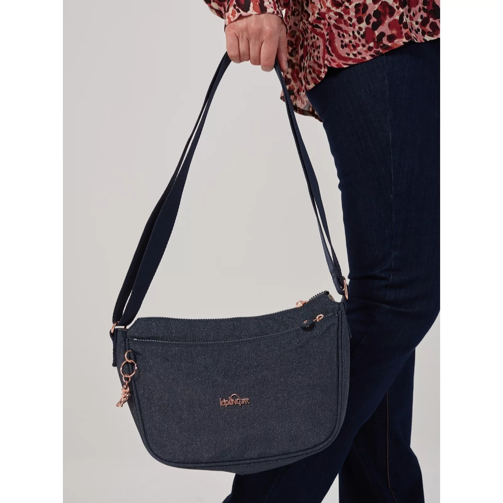 Outlet Kipling Glitter Zaina Crossbody QVC UK