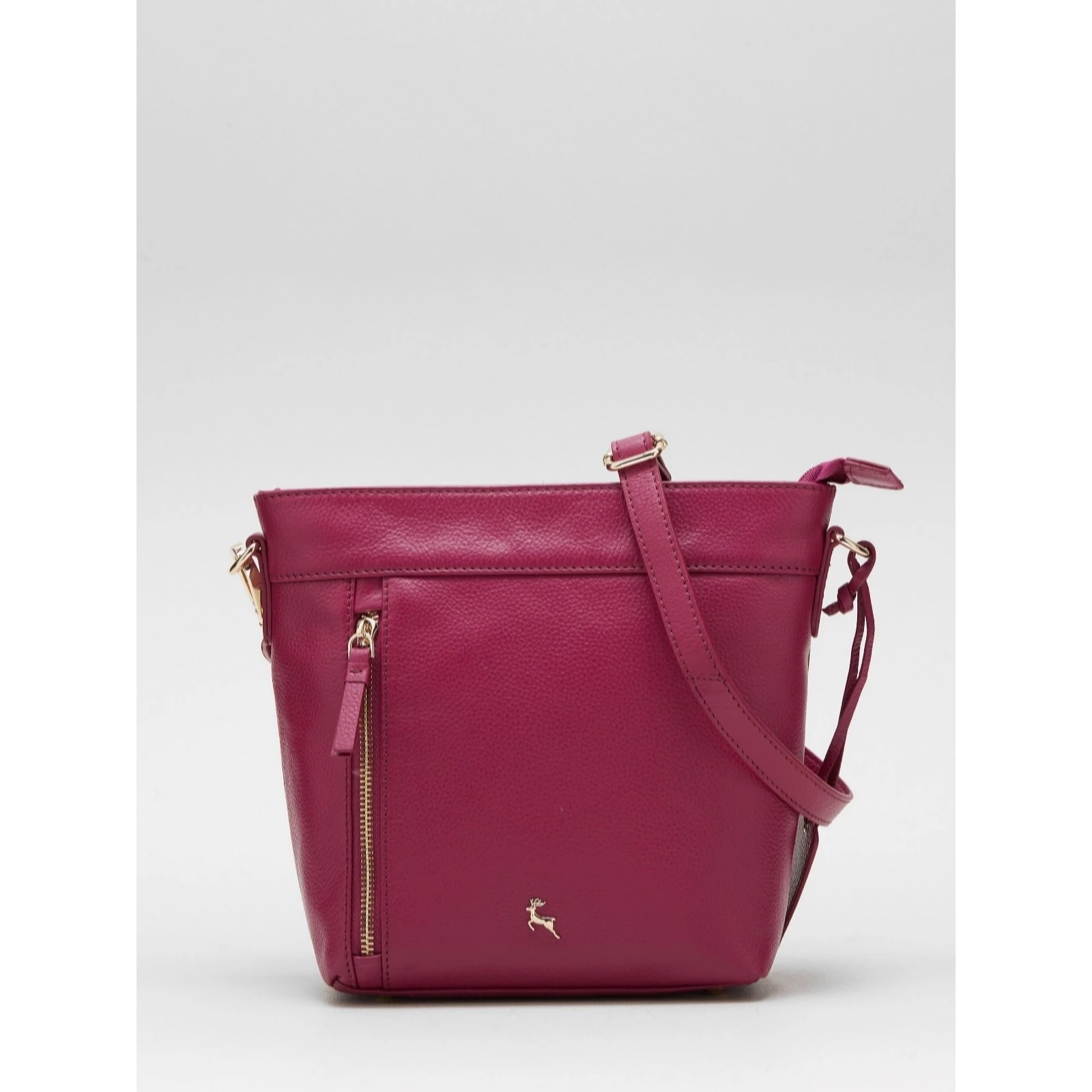 Outlet Ashwood Large Hanna Bucket Leather Crossbody Bag QVC UK