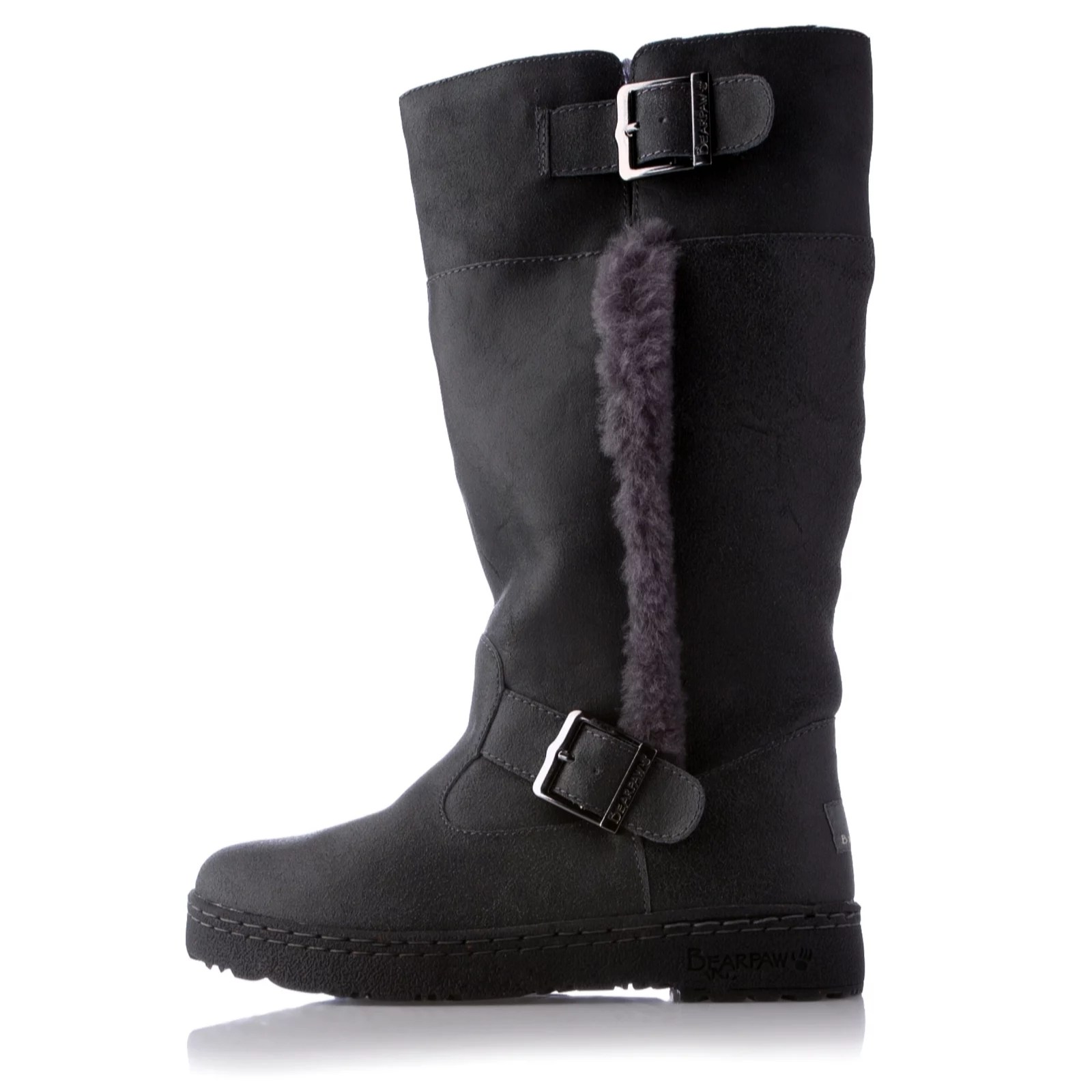 Bearpaw Woodbury II Fur Trim Boot QVC UK