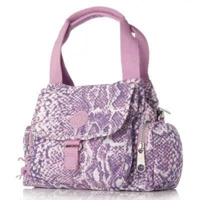 Kipling Fairfax Snake Print Handbag QVC UK