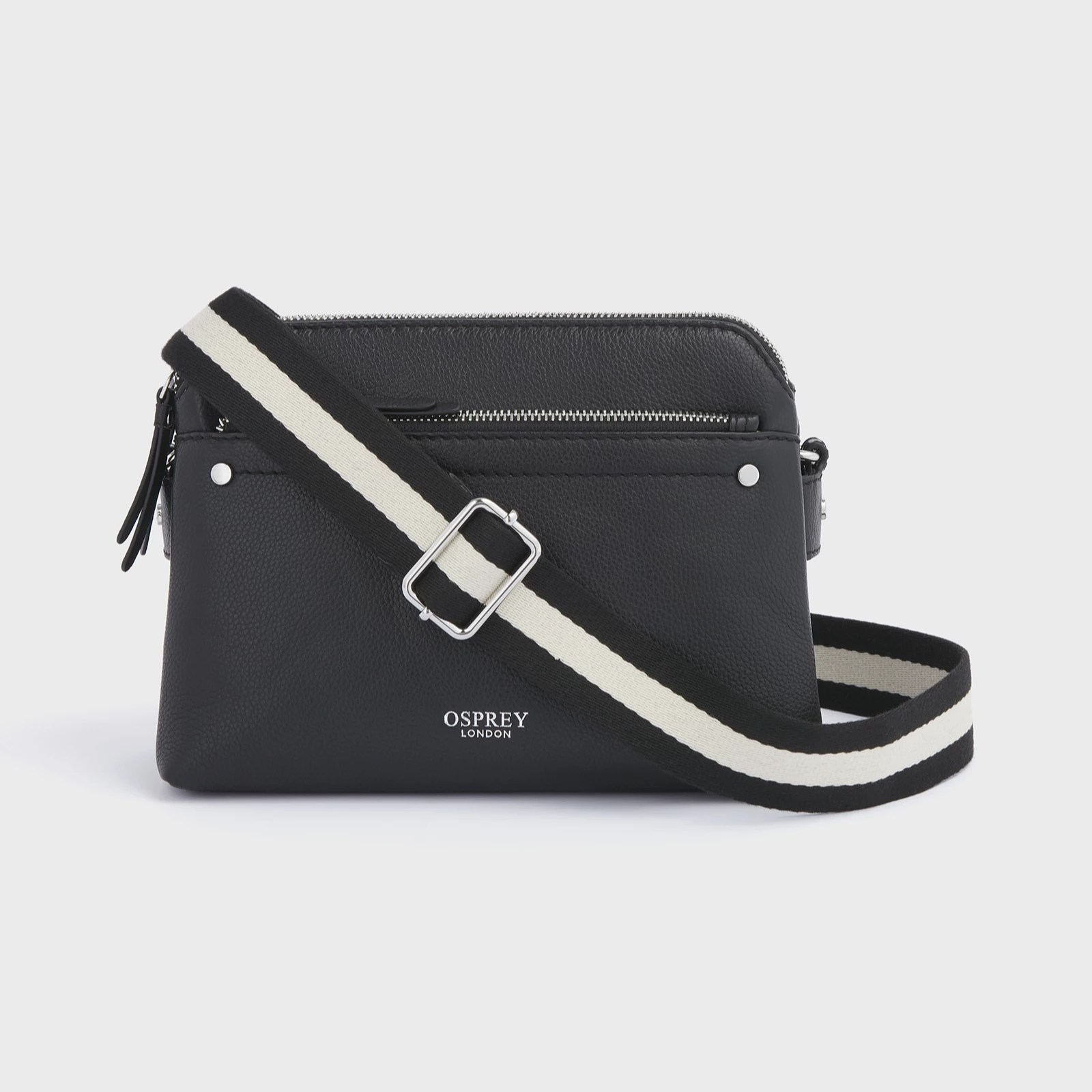 Osprey London Croft Multi Strap Leather Crossbody Bag QVC UK