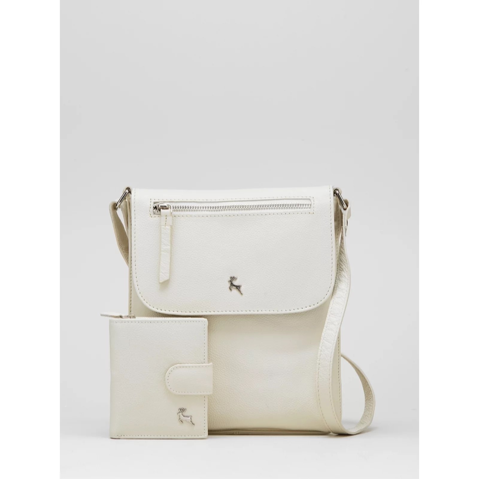 Outlet Ashwood Leather Crossbody Bag & Wallet Set QVC UK