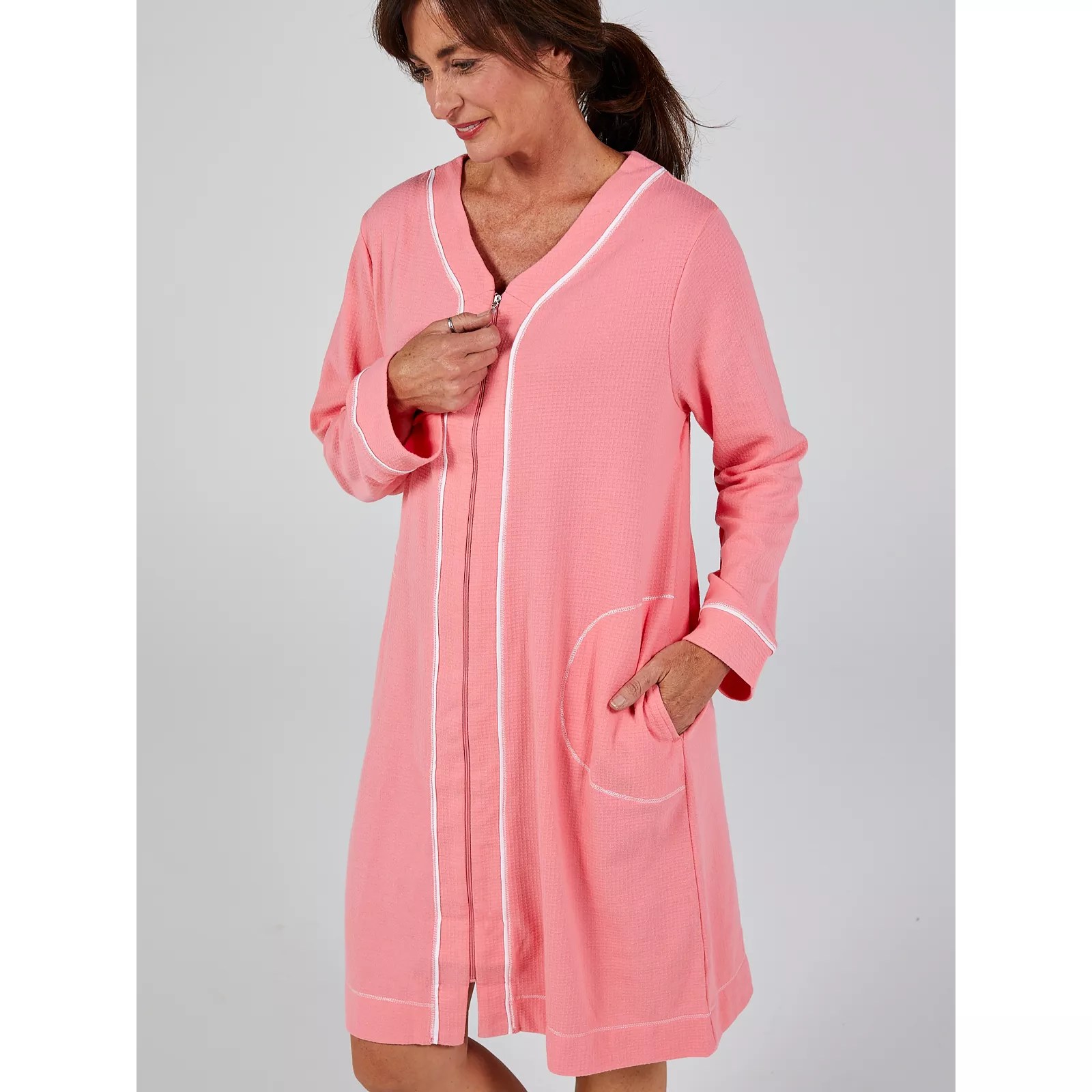 Carole Hochman Midi Spa Zip Robe QVC UK