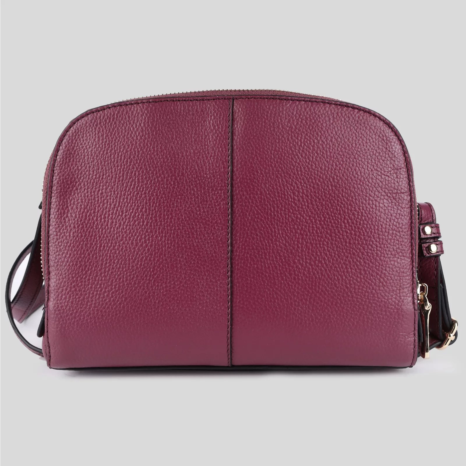 Ashwood Double Compartment Leather Crossbody Bag QVC UK