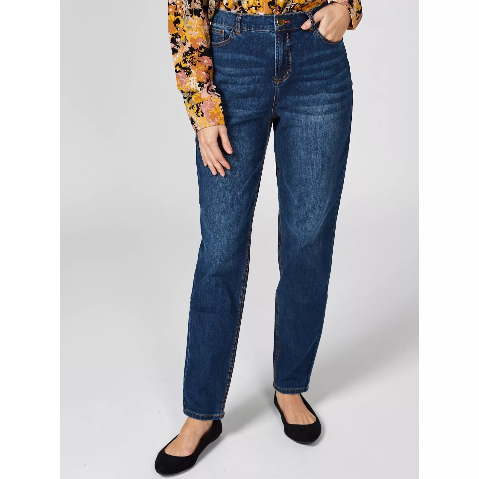 Ruth Langsford Relaxed Fit Jeans Tall QVC UK