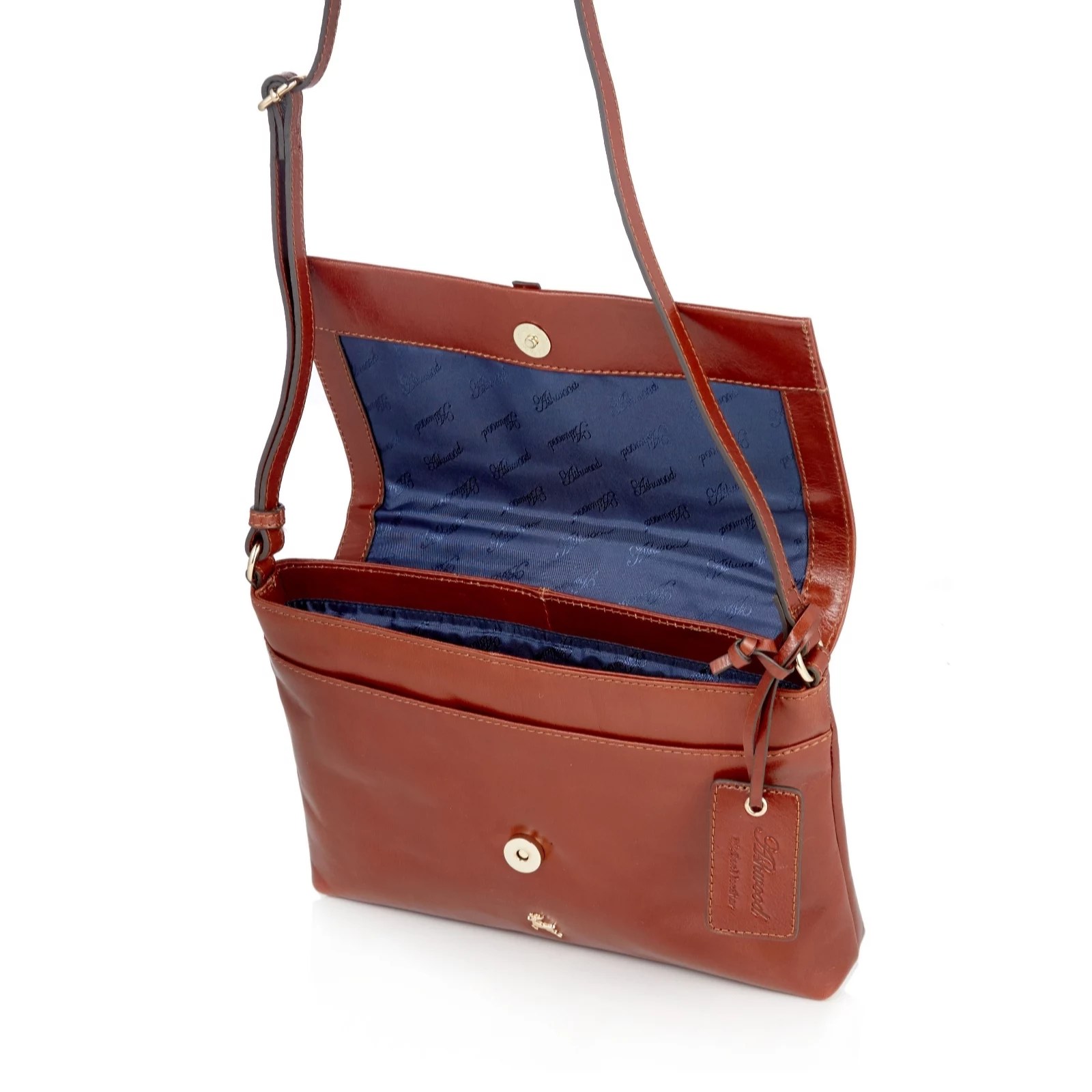 Outlet Ashwood Leather Crossbody Bag QVC UK