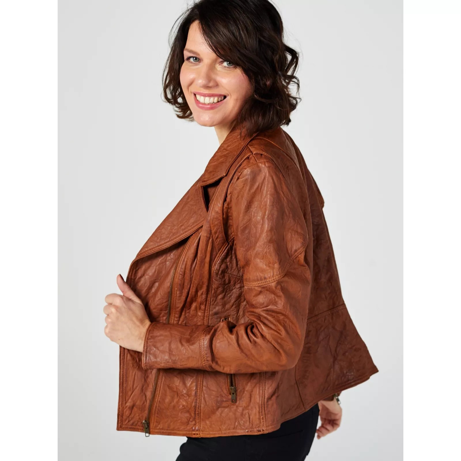 Outlet Joe Browns All New Leather Jacket QVC UK