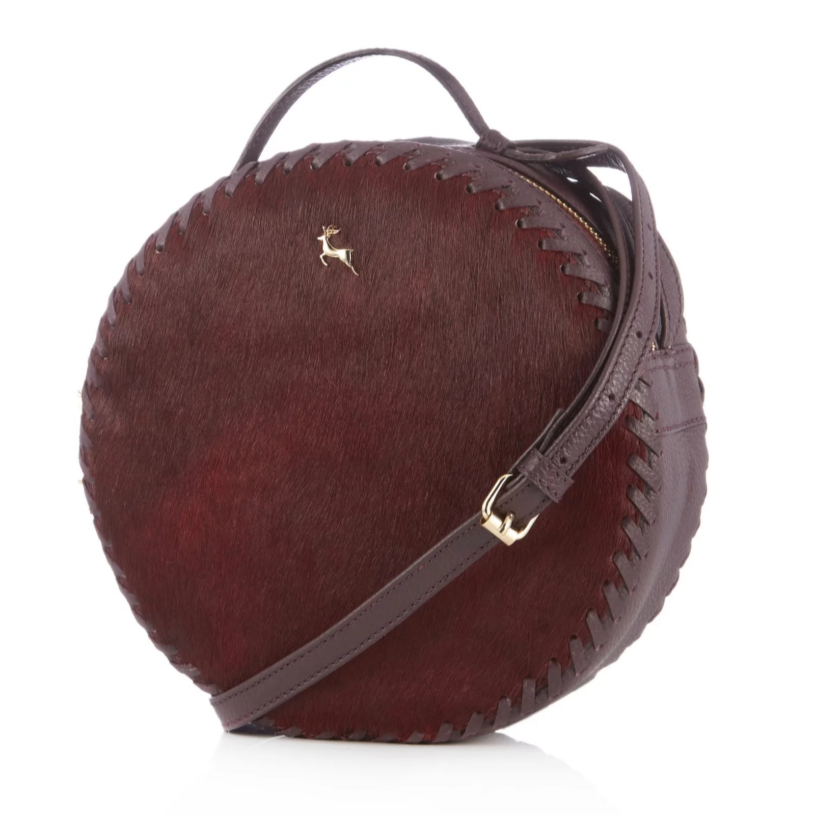 Outlet Ashwood Leather Circle Bag QVC UK