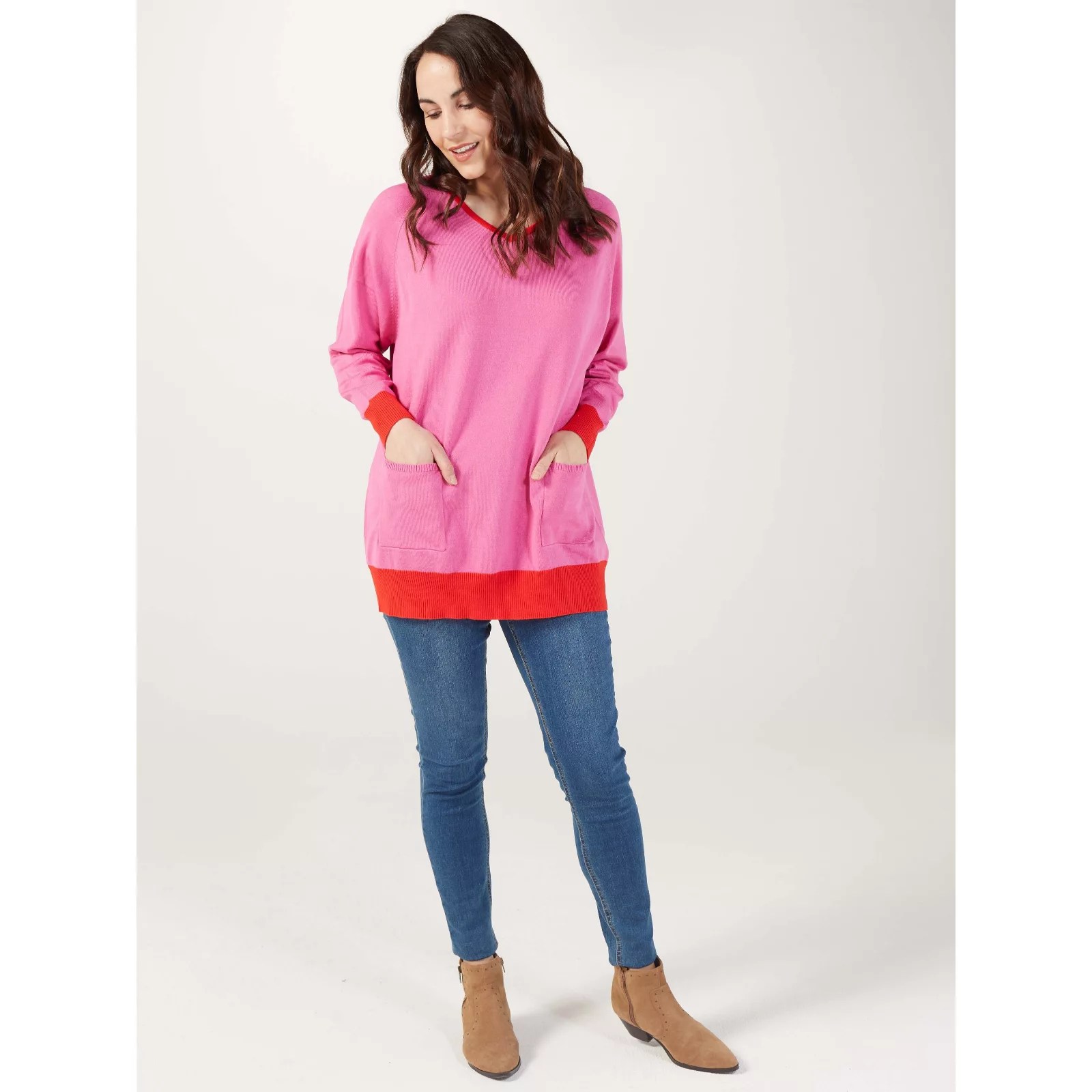 Frank Usher Raglan Sleeve Jumper QVC UK