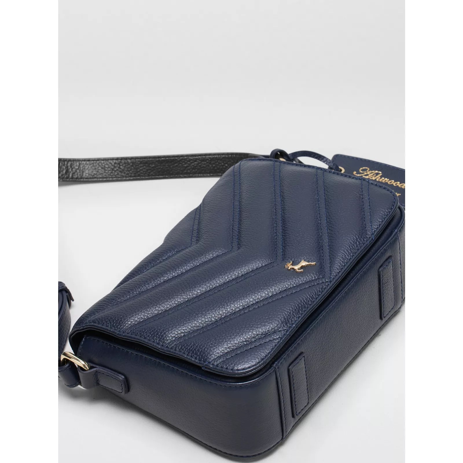 Ashwood Leather Quilted Small Crossbody Bag QVC UK