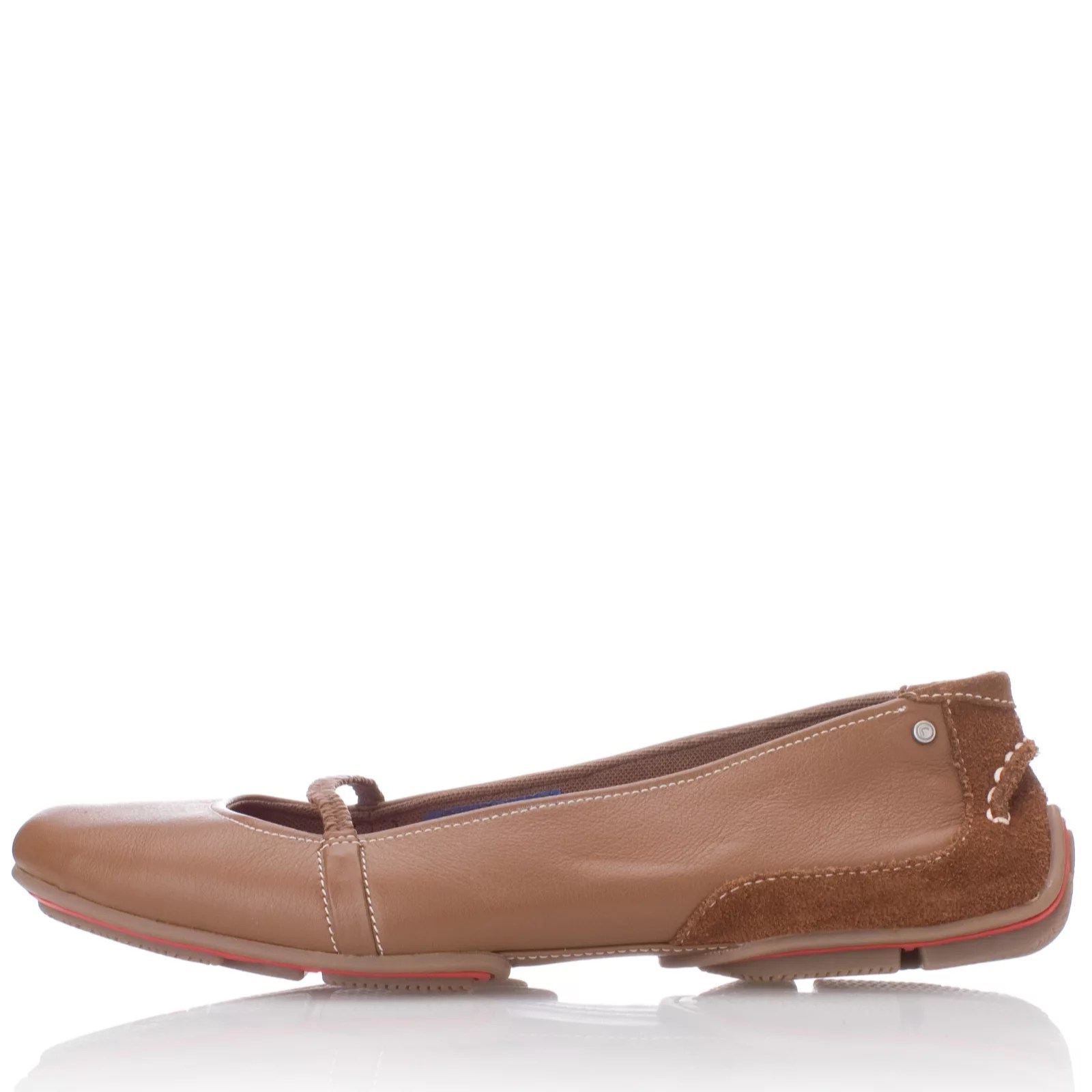 Rockport Mary Jane Washable Leather Shoe with Elastic Bar QVC UK