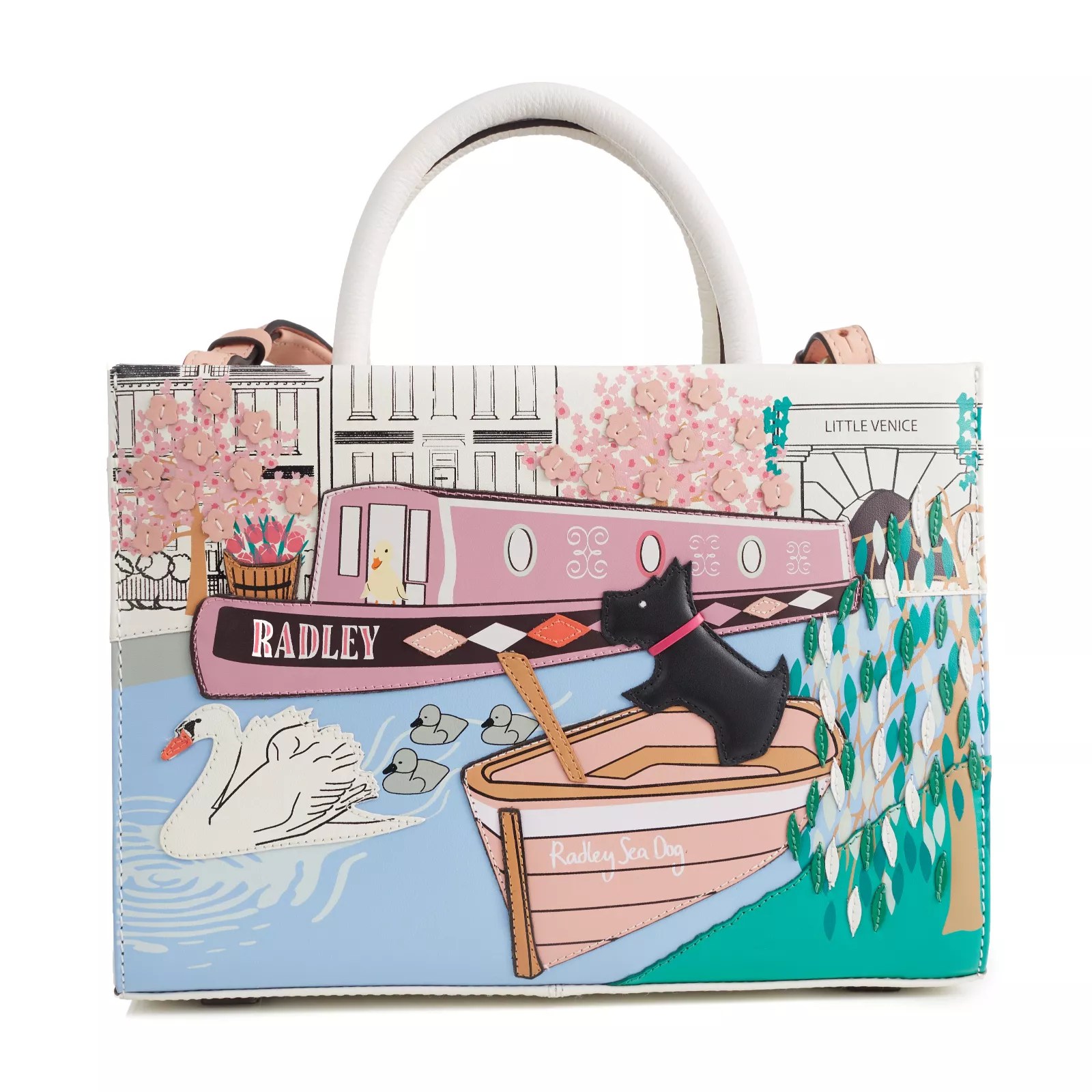 Radley Little Venice Medium Zip Top Grab Multiway Bag QVC UK