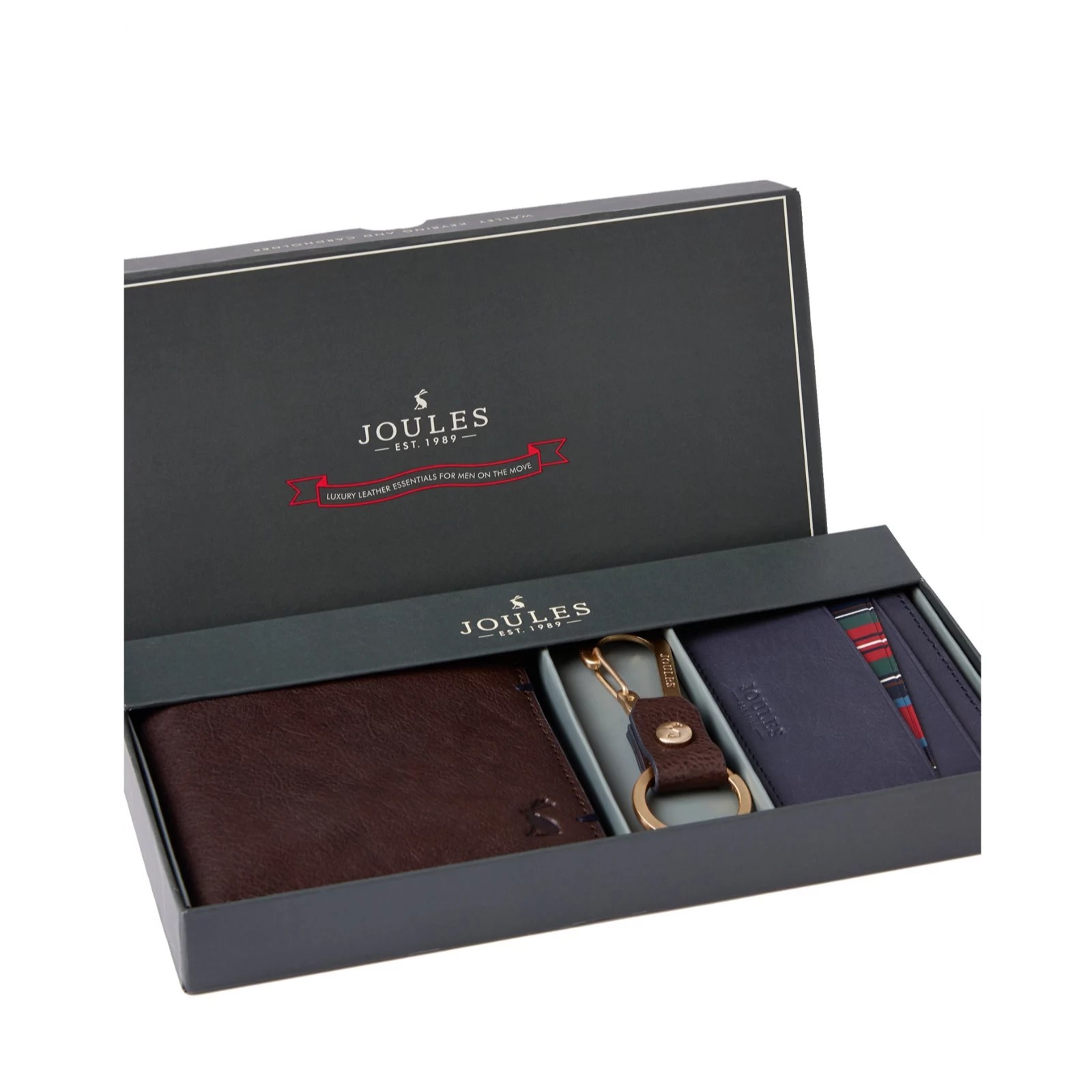 Joules Mens Brigham Card Holder Wallet Set QVC UK
