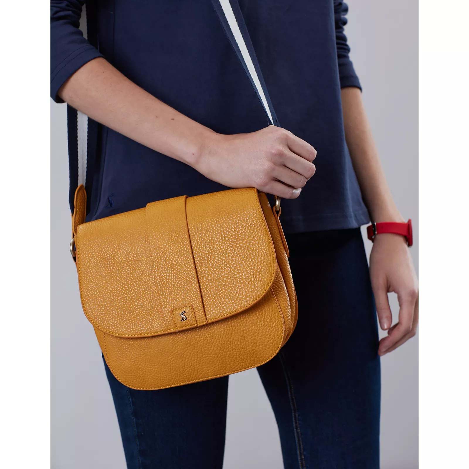 Joules Bridport Bright Saddle Bag QVC UK