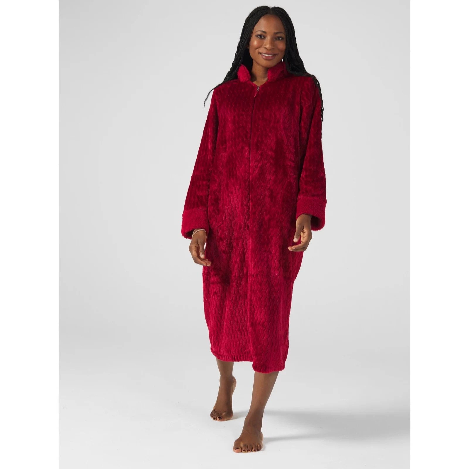 Carole Hochman Silky Plush Robe QVC UK