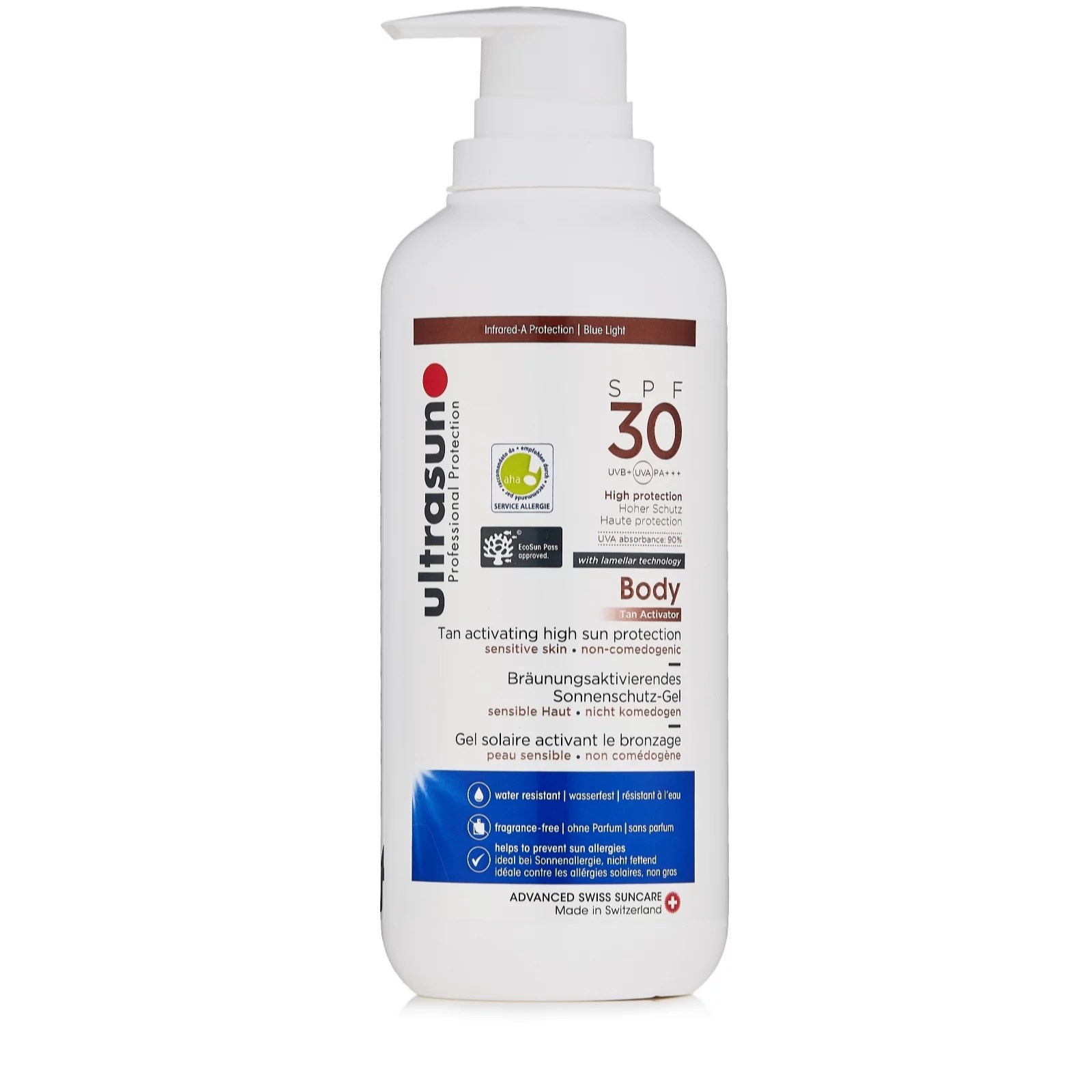 Ultrasun Sun Protection Supersize Body Tan Activator SPF 30 400ml QVC UK