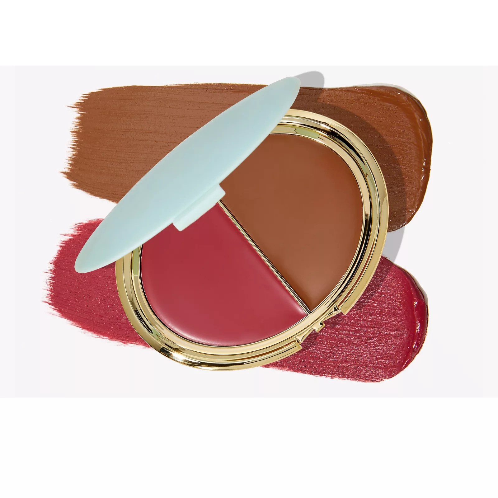 Tarte Breezy Cream Blush & Bronzer Duo & Brush QVC UK