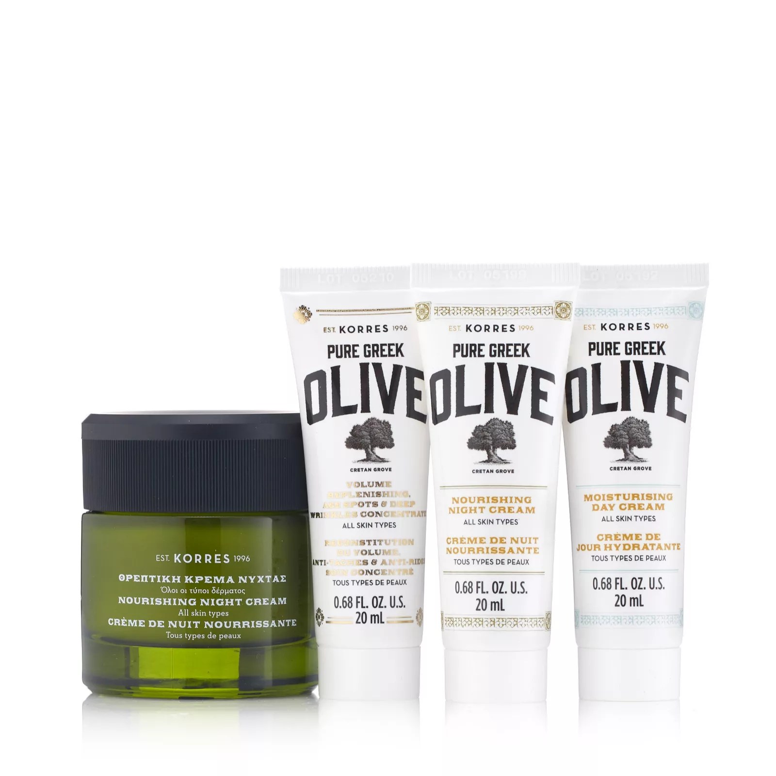 Korres Pure Greek Olive Oil AntiAging Skincare Give & Get Duo QVC UK
