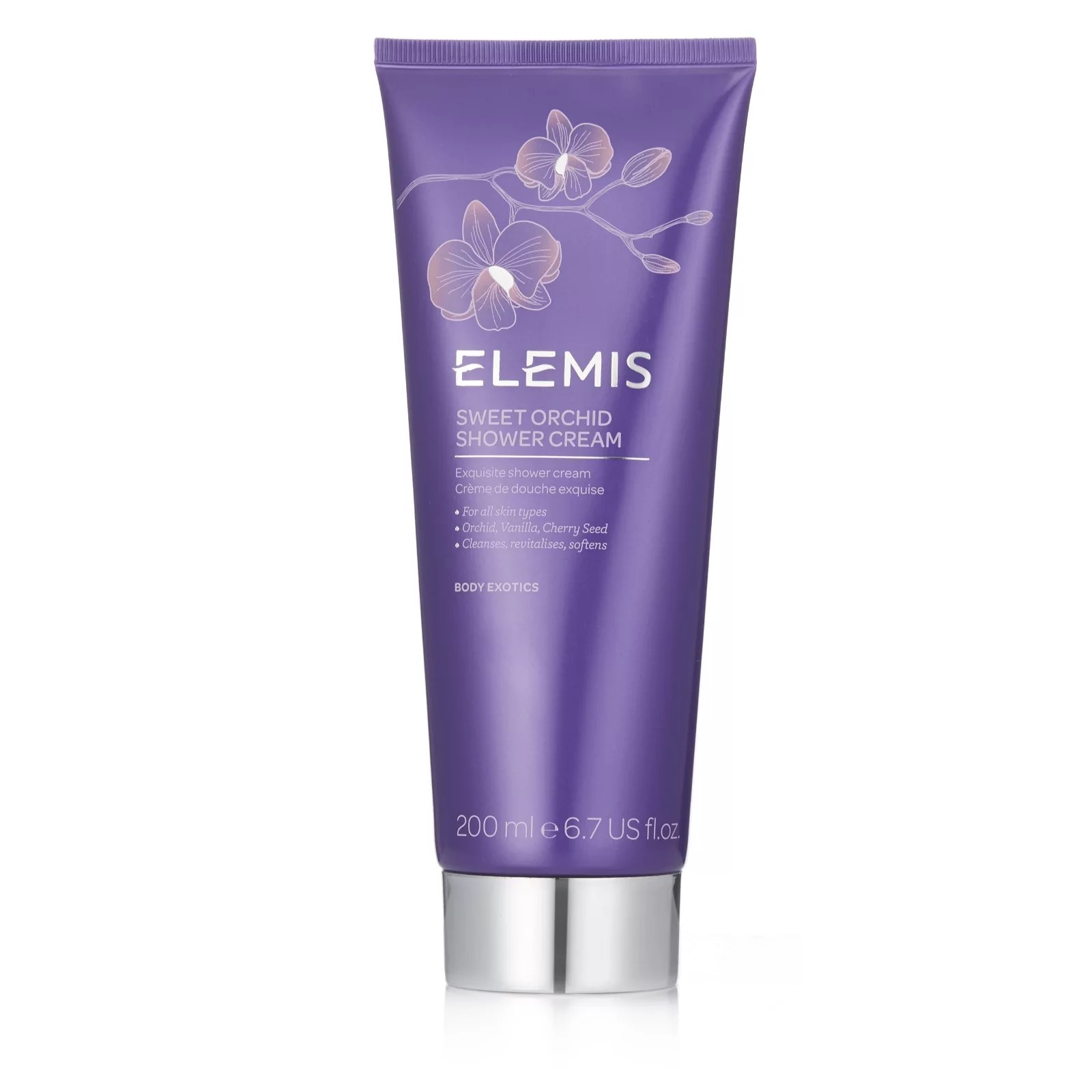 Elemis Sweet Orchid Shower Cream 200ml QVC UK