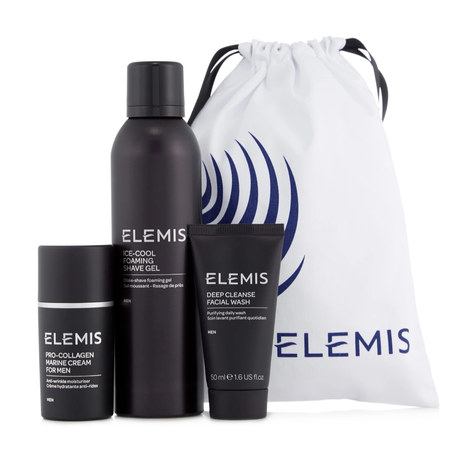 Elemis Men's 3 Step Daily Skincare Collection QVC UK