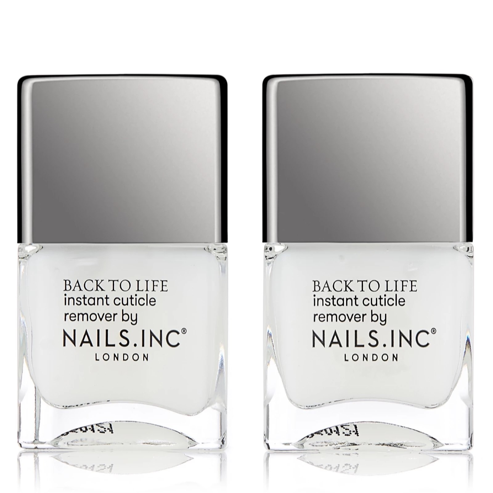 Nails Inc Back To Life Instant Cuticle Removal 14ml Duo QVC UK