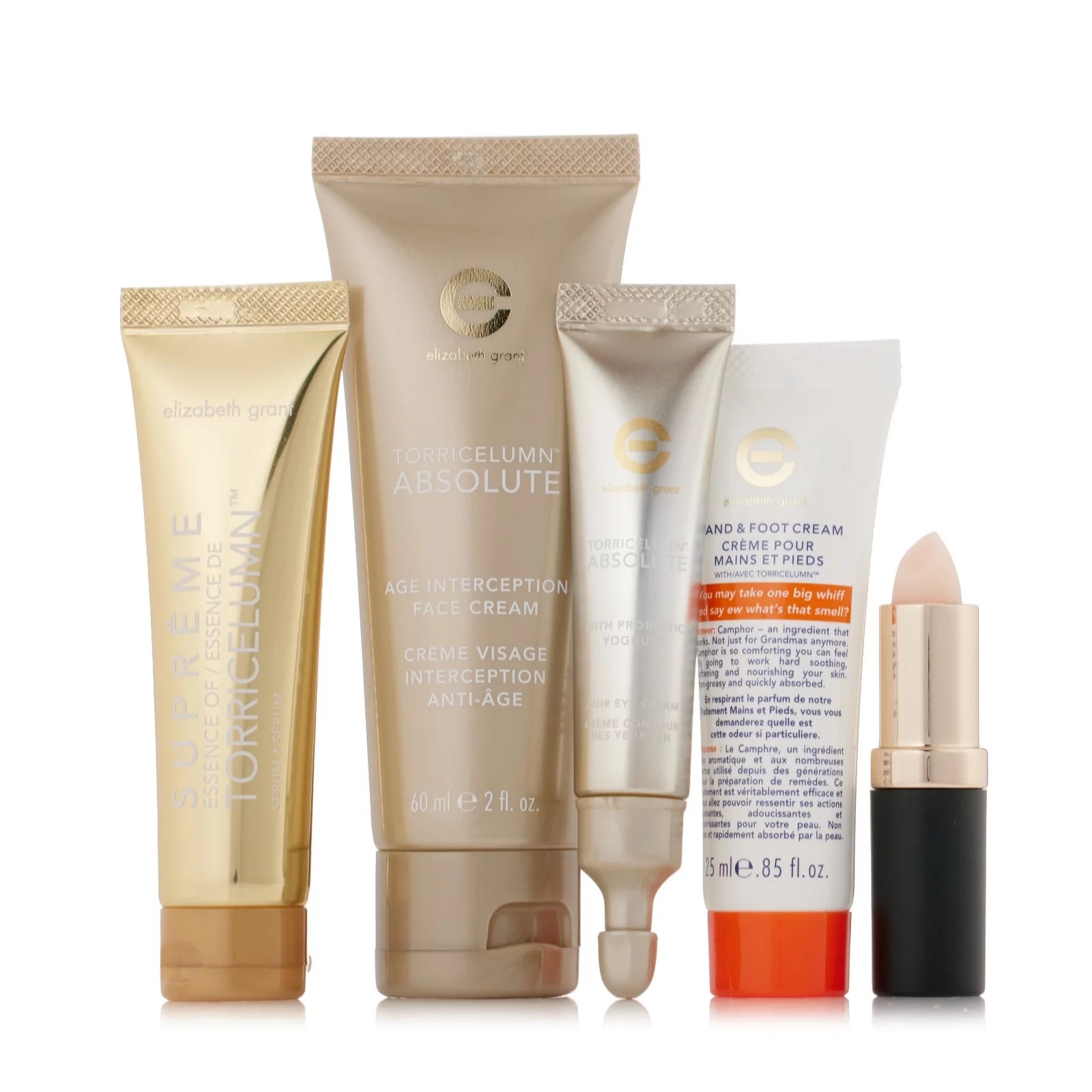 Elizabeth Grant Supreme Discover Essence of Torricelumn Collection QVC UK