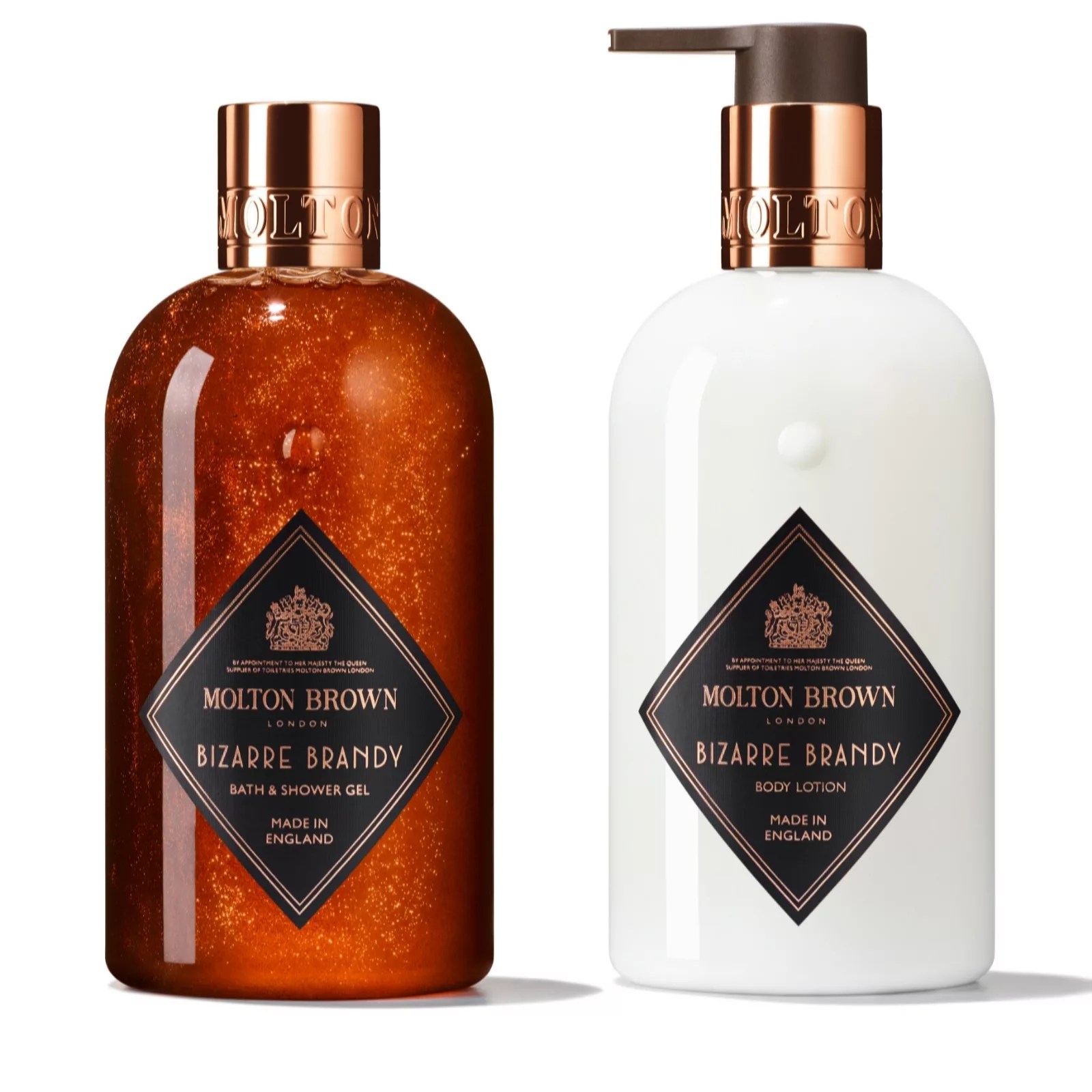 Molton Brown Bizarre Brandy Body Duo 300ml QVC UK