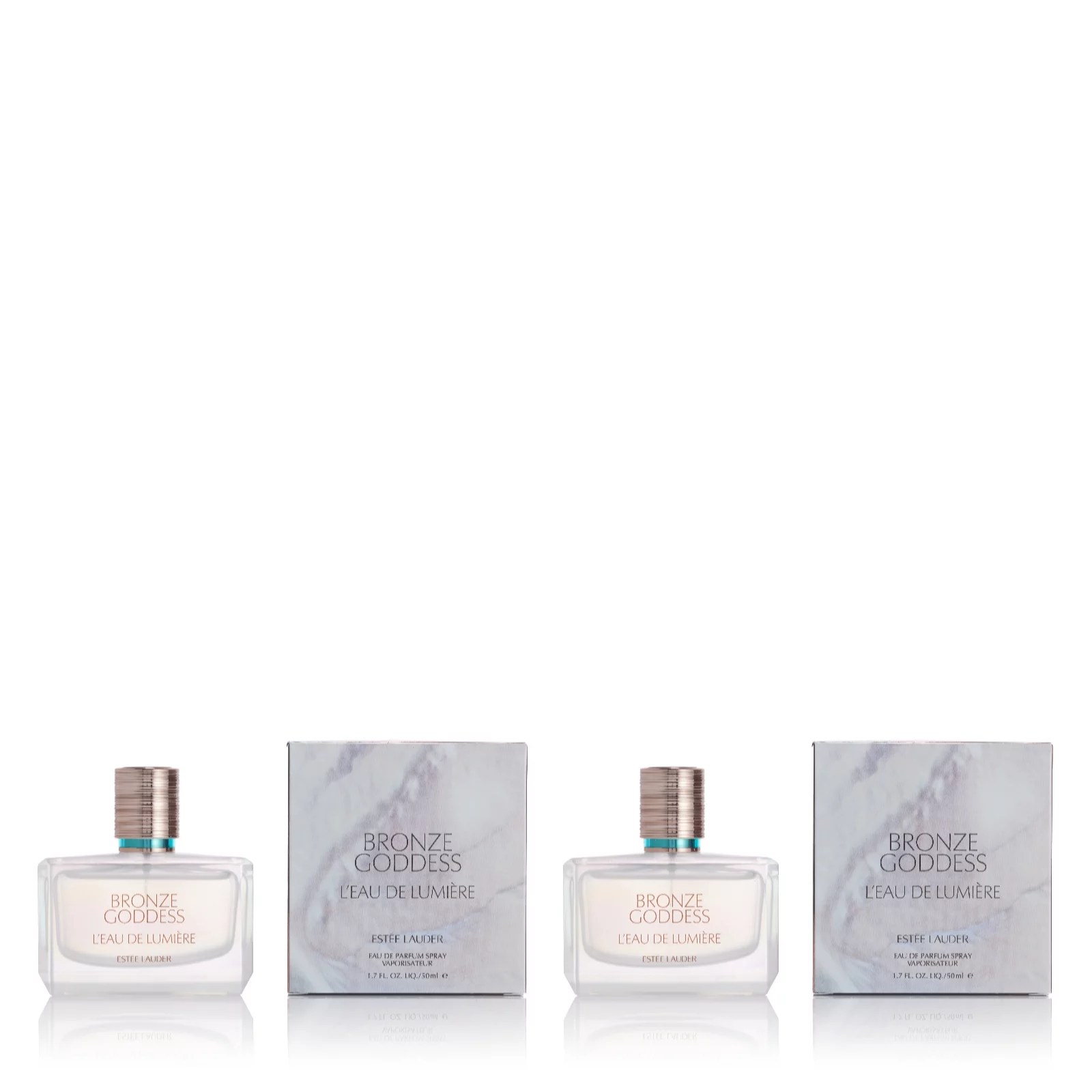 Estee Lauder Bronze Goddess Lumiere 50ml Duo QVC UK