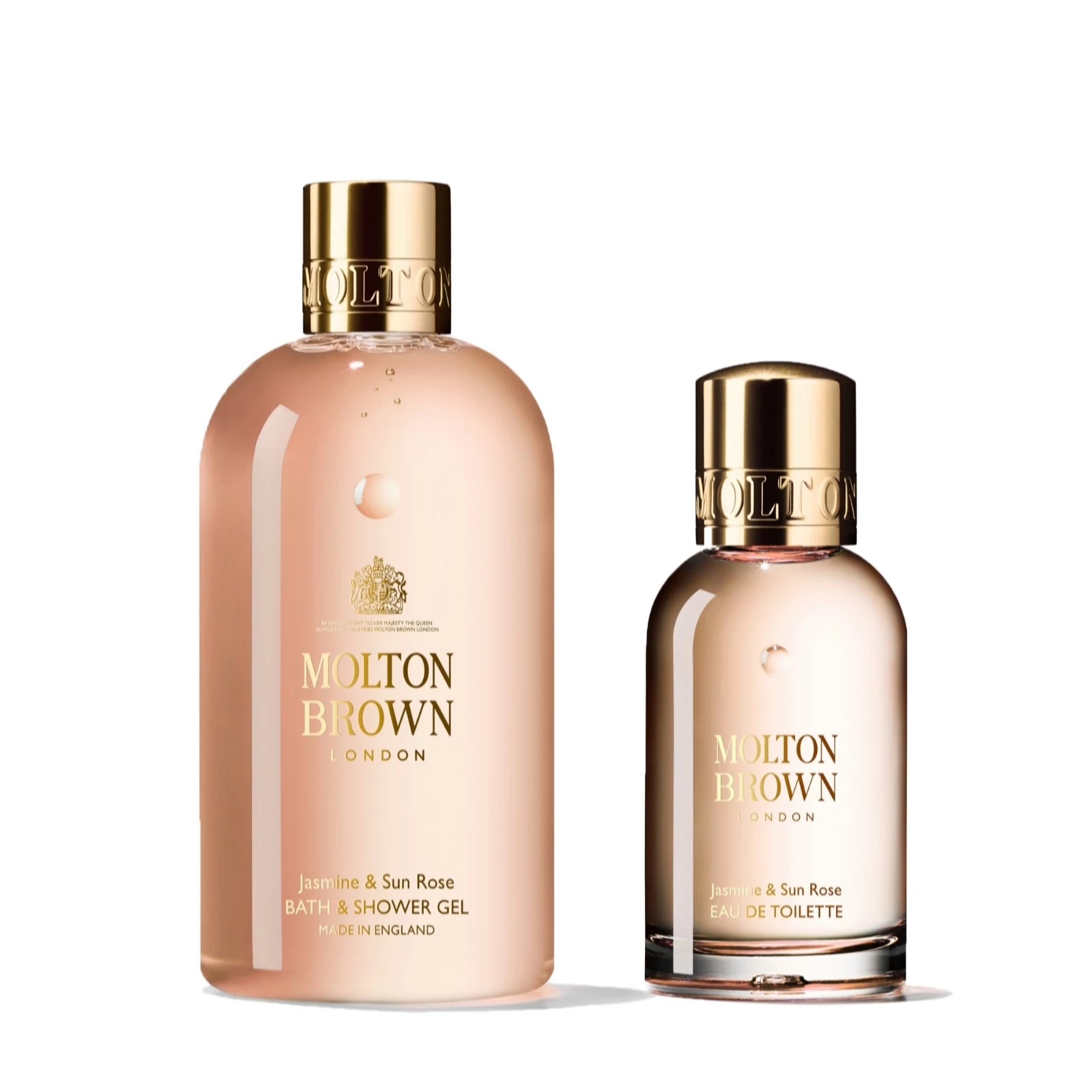 Molton Brown Jasmine & Sun Rose Fragrance Layering Duo QVC UK
