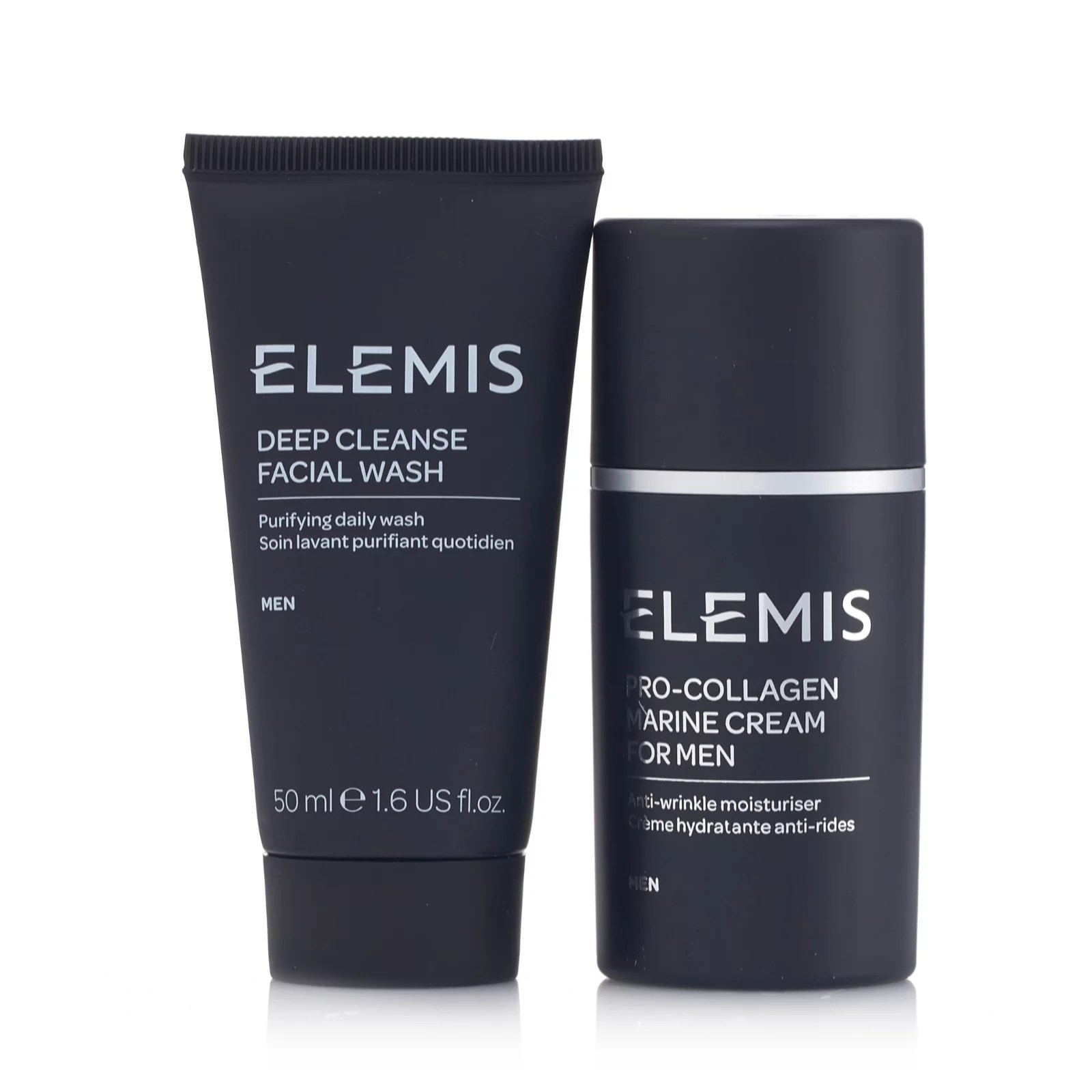 Elemis Men's ProCollagen Marine Cream & Facial Wash QVC UK