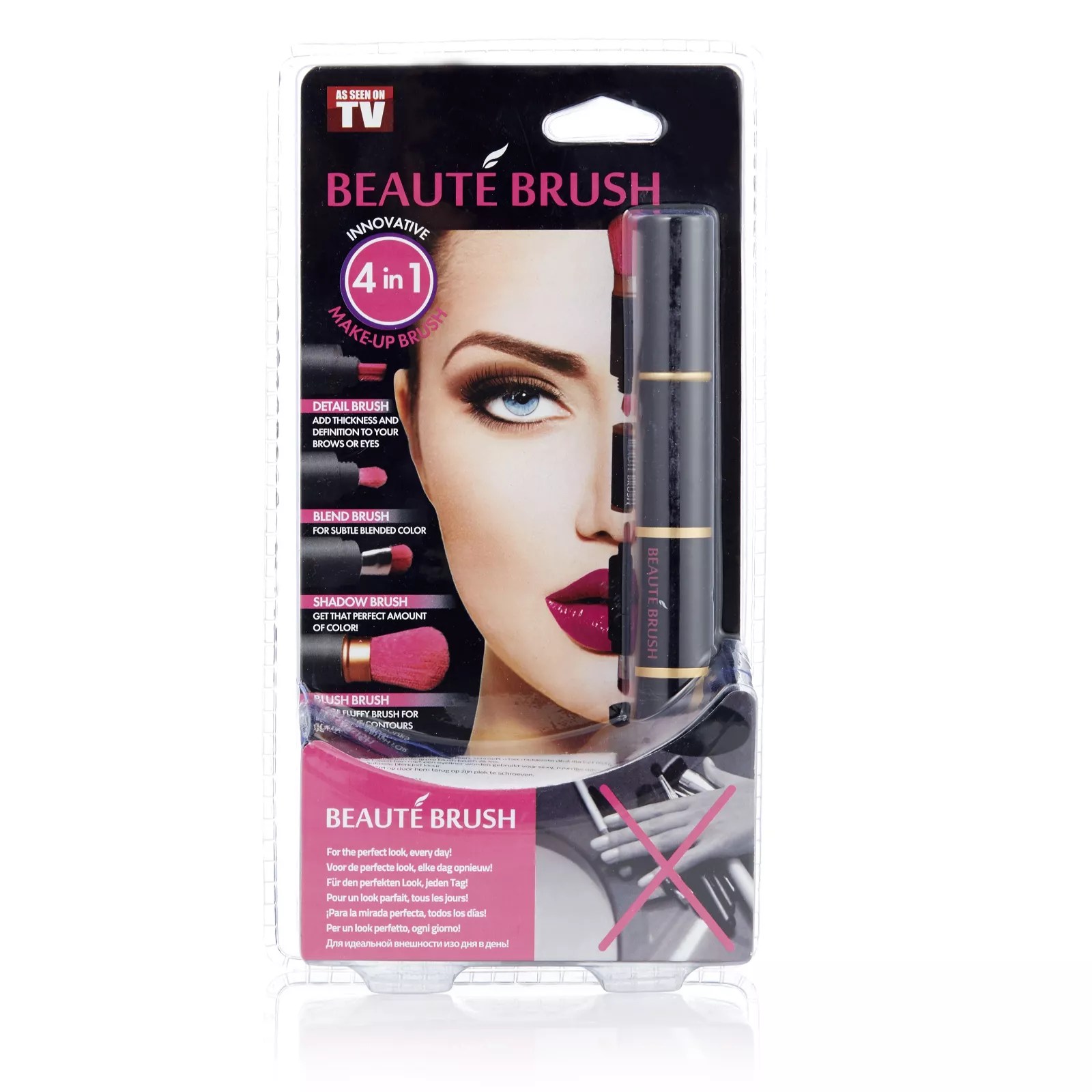 Beaute Brush 4 in 1 Makeup Brush QVC UK