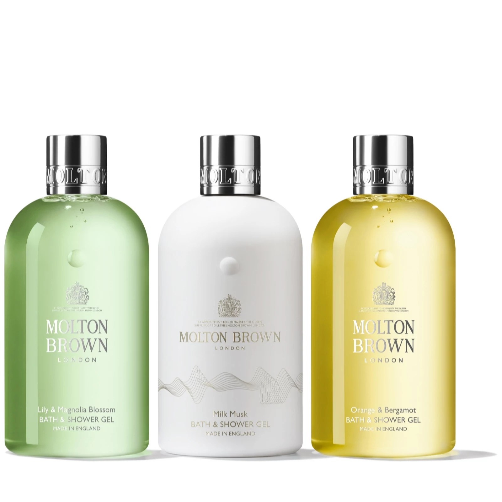 Molton Brown 3 Piece Body Wash Collection 300ml QVC UK