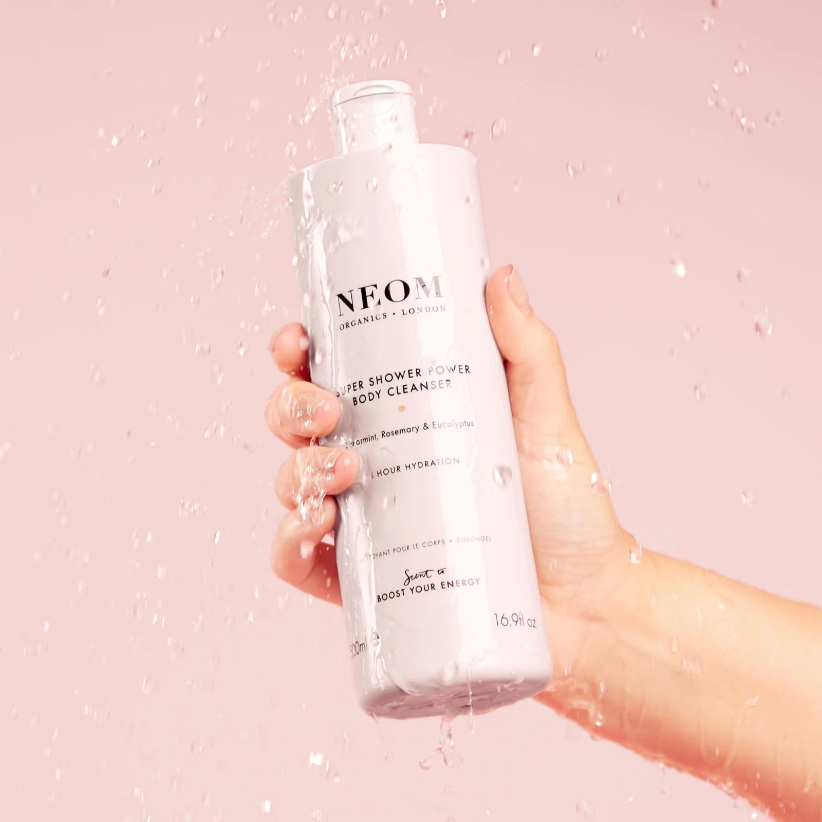 Neom Shower Power Body Cleanser 500ml Duo QVC UK