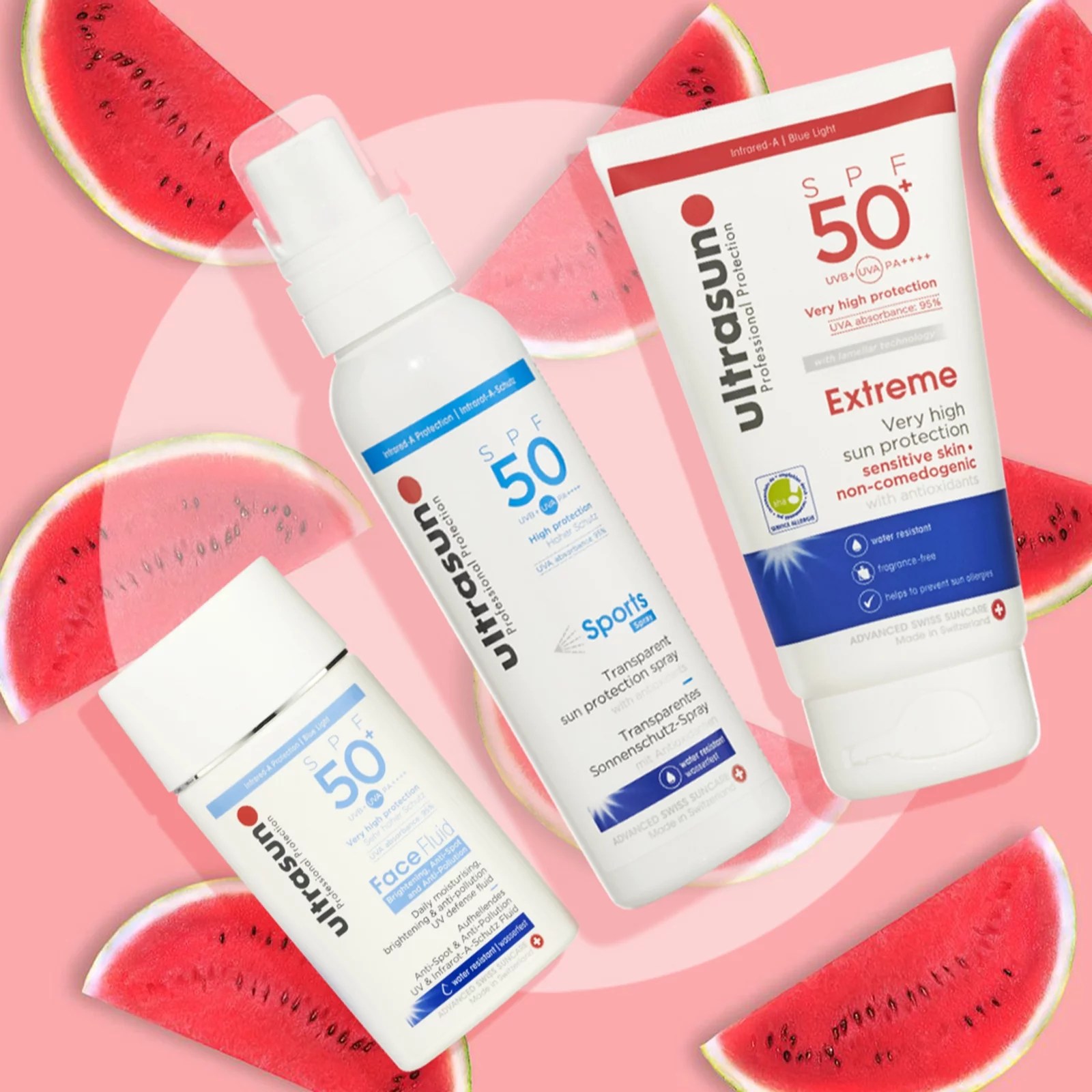 Ultrasun 3 Piece High Protection SPF 50 Collection QVC UK