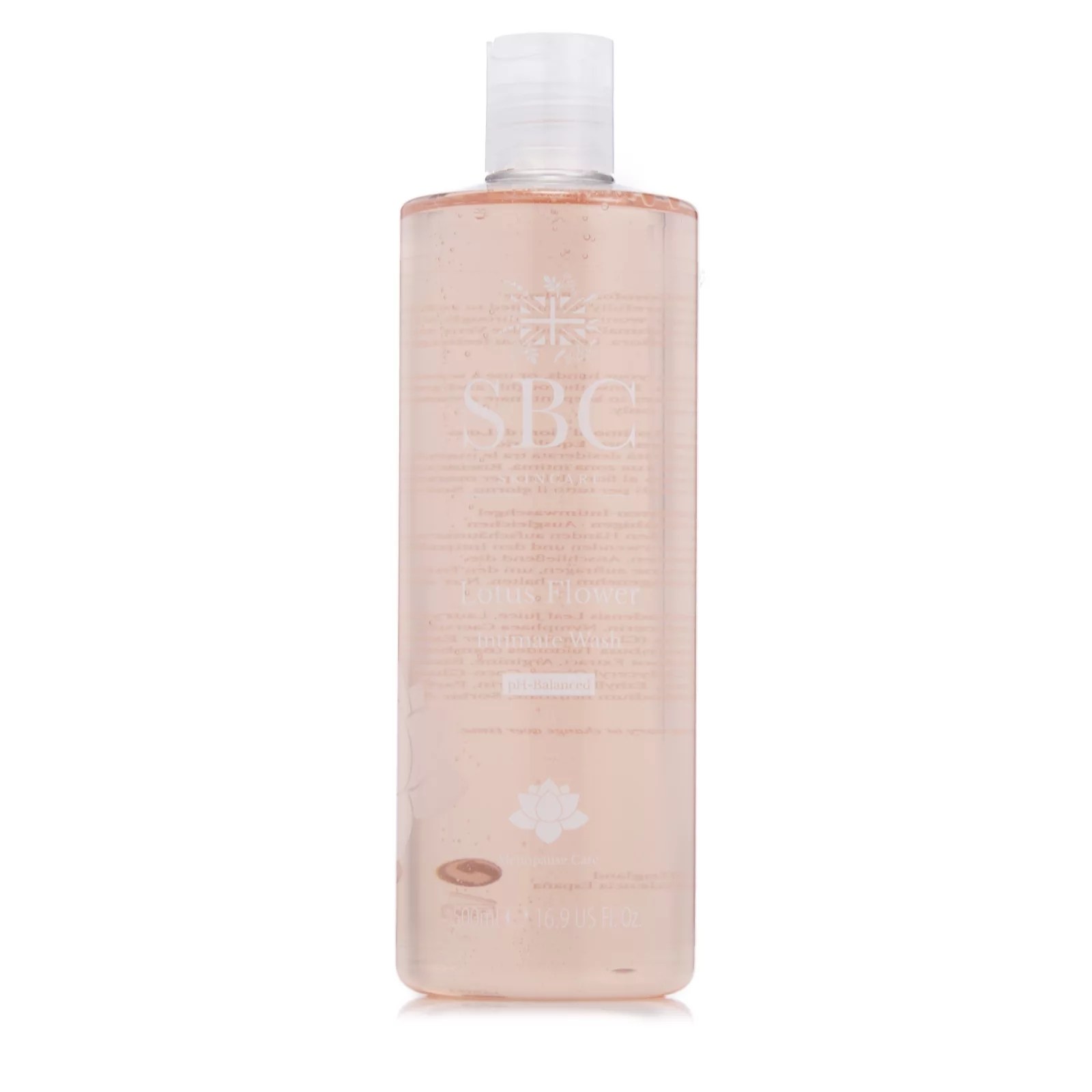 SBC Lotus Flower intimate Wash 500ml QVC UK