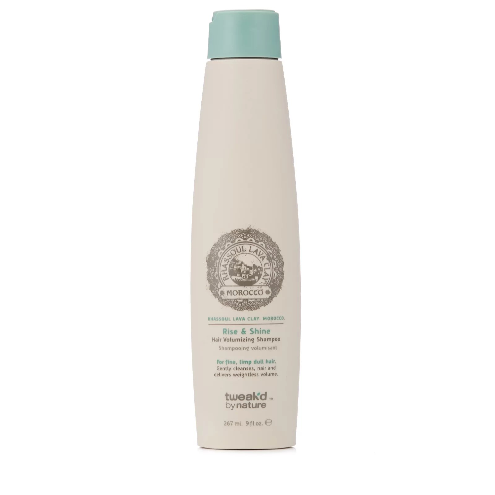 Tweak'd Rhassoul Rise & Shine Volumising Shampoo 267ml QVC UK