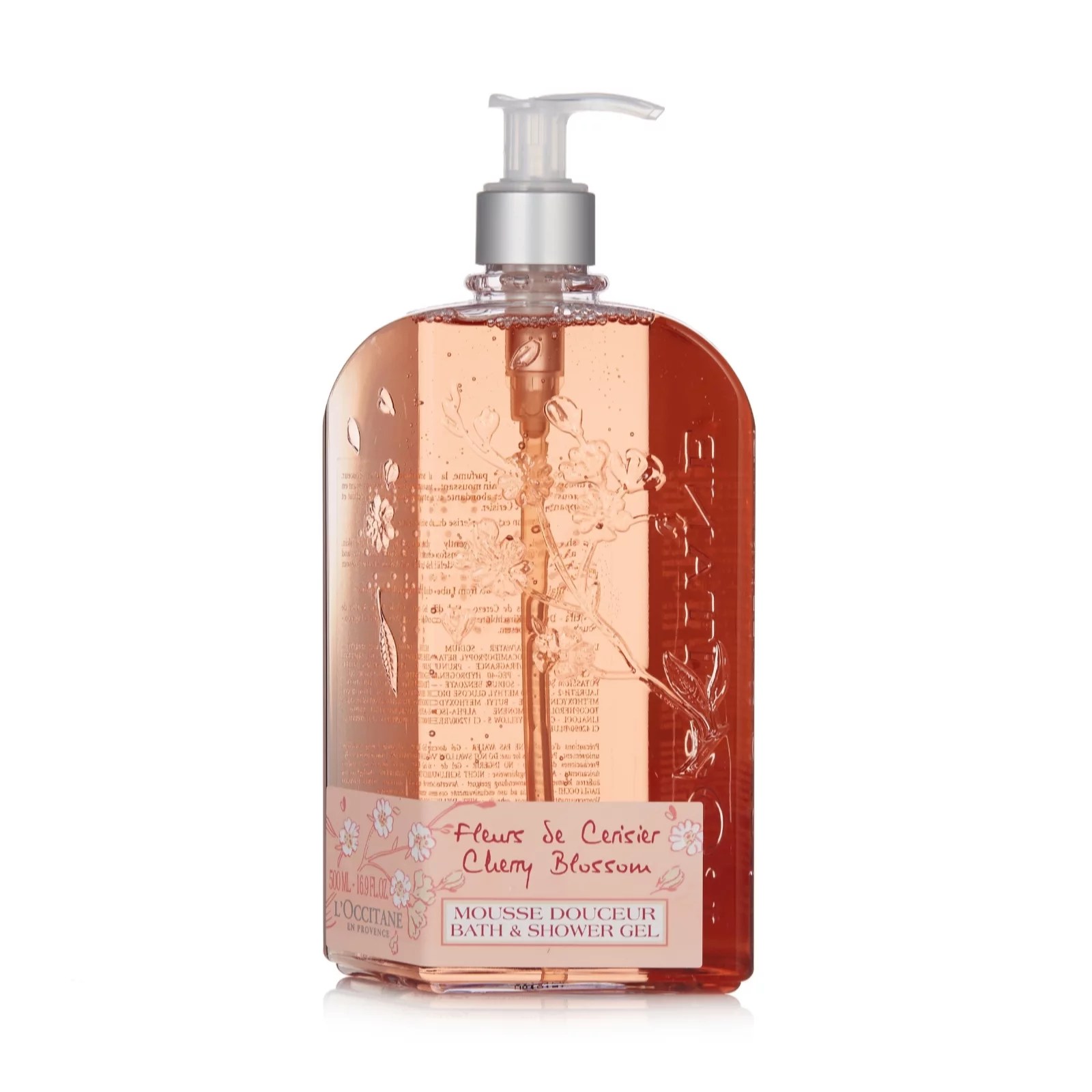 L'Occitane Cherry Blossom Shower Gel 500ml QVC UK