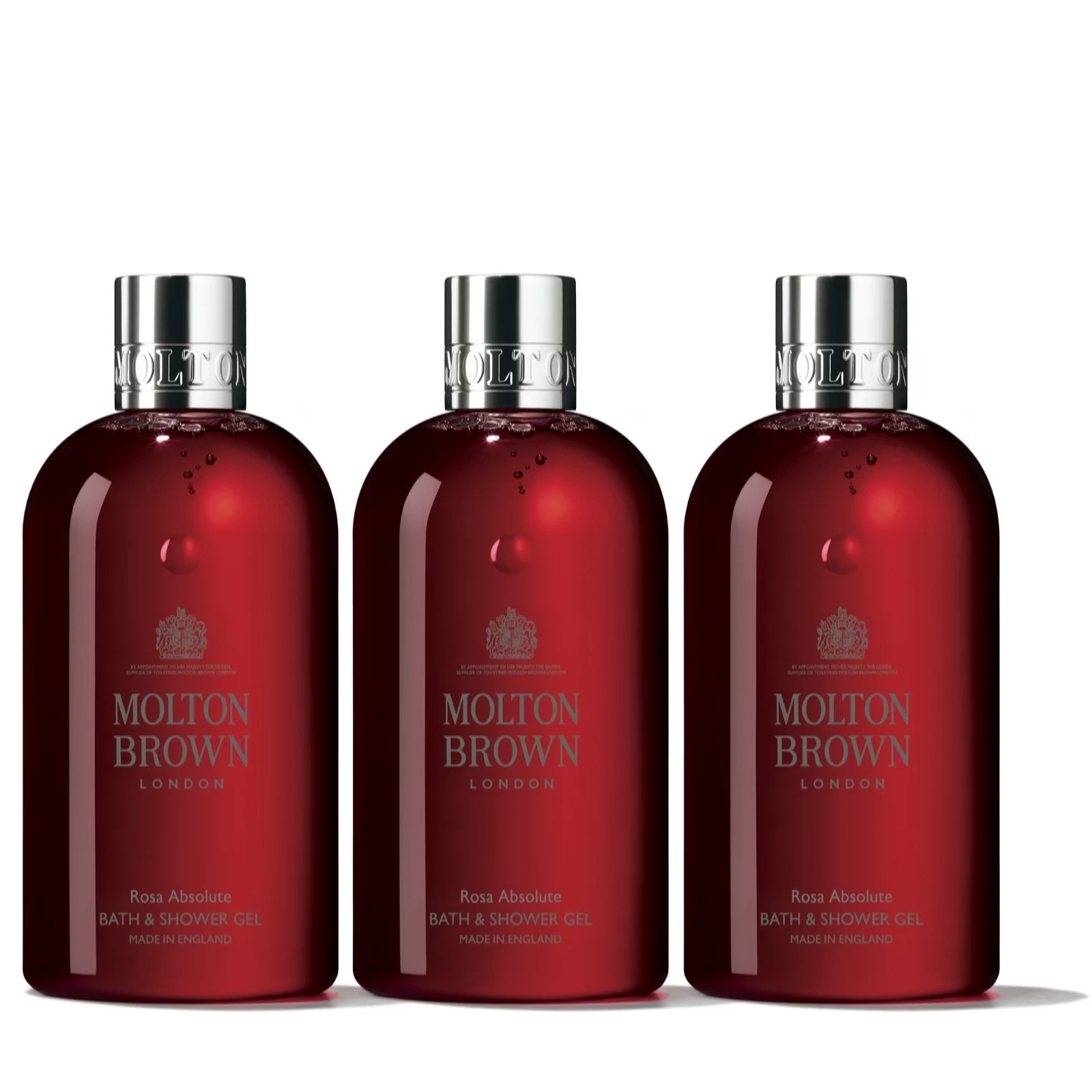 Molton Brown Rosa Absolute Body Wash 300ml Trio QVC UK