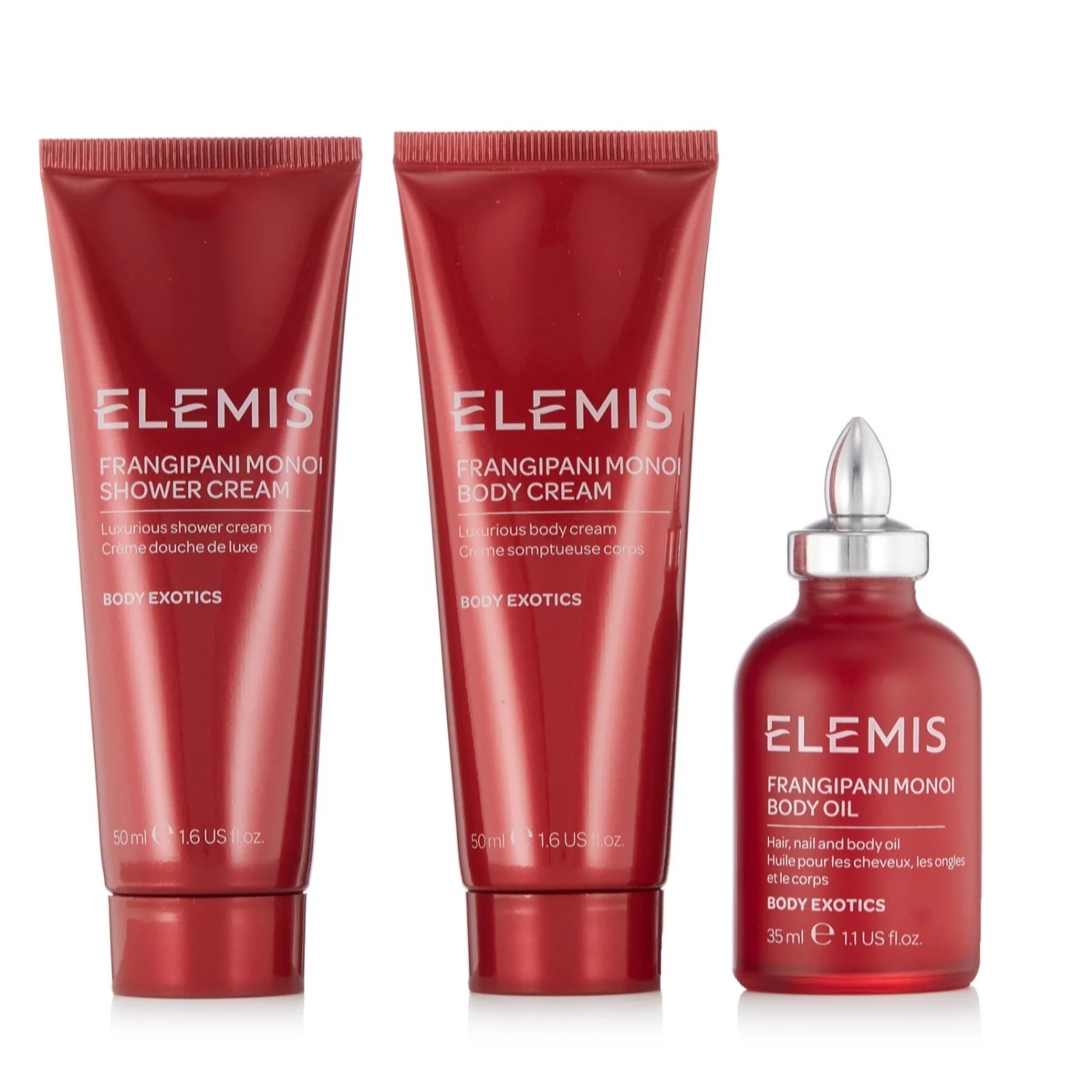 Elemis 3 Piece Discover Frangipani Collection QVC UK