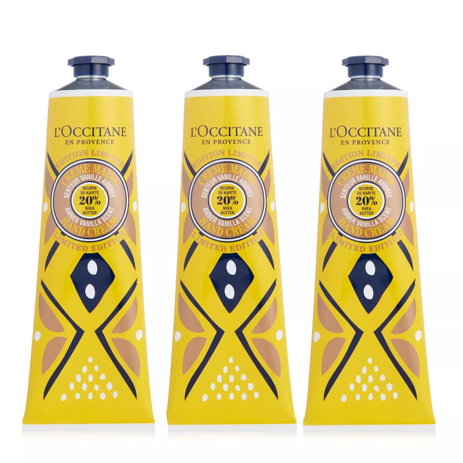 L'Occitane Hand Cream 150ml Trio QVC UK