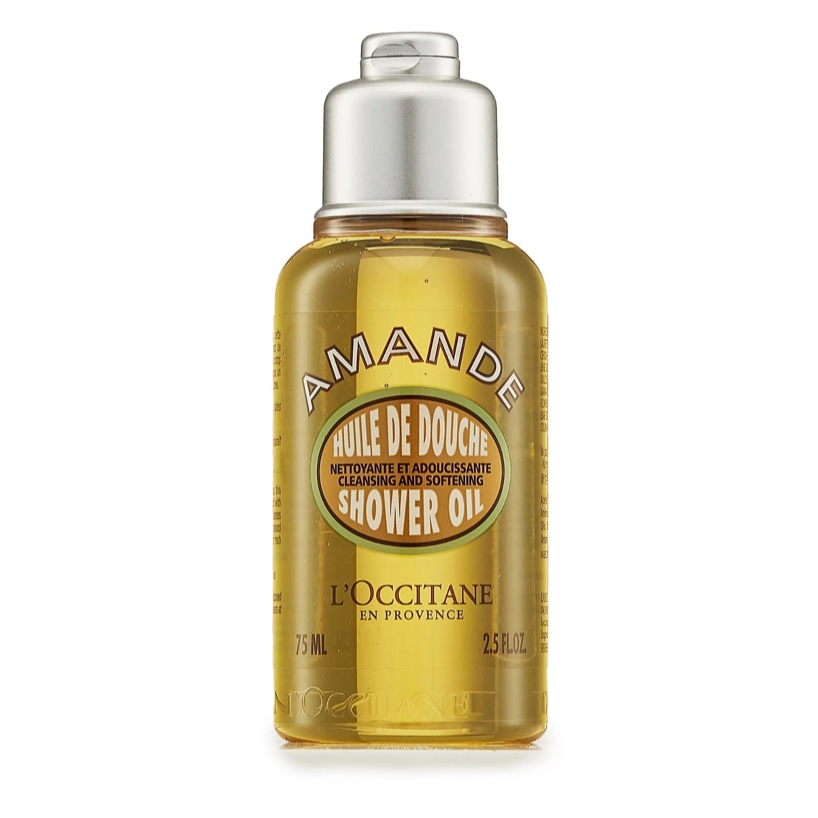 L'Occitane Almond Shower Oil 75ml QVC UK