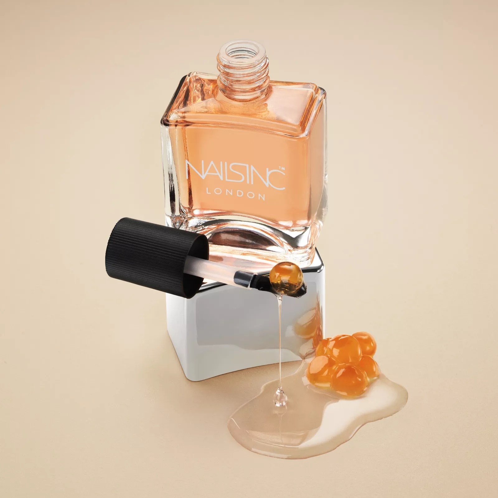 Nails Inc Retinol 45 Seconds Speedy Top Coat 14ml Duo QVC UK