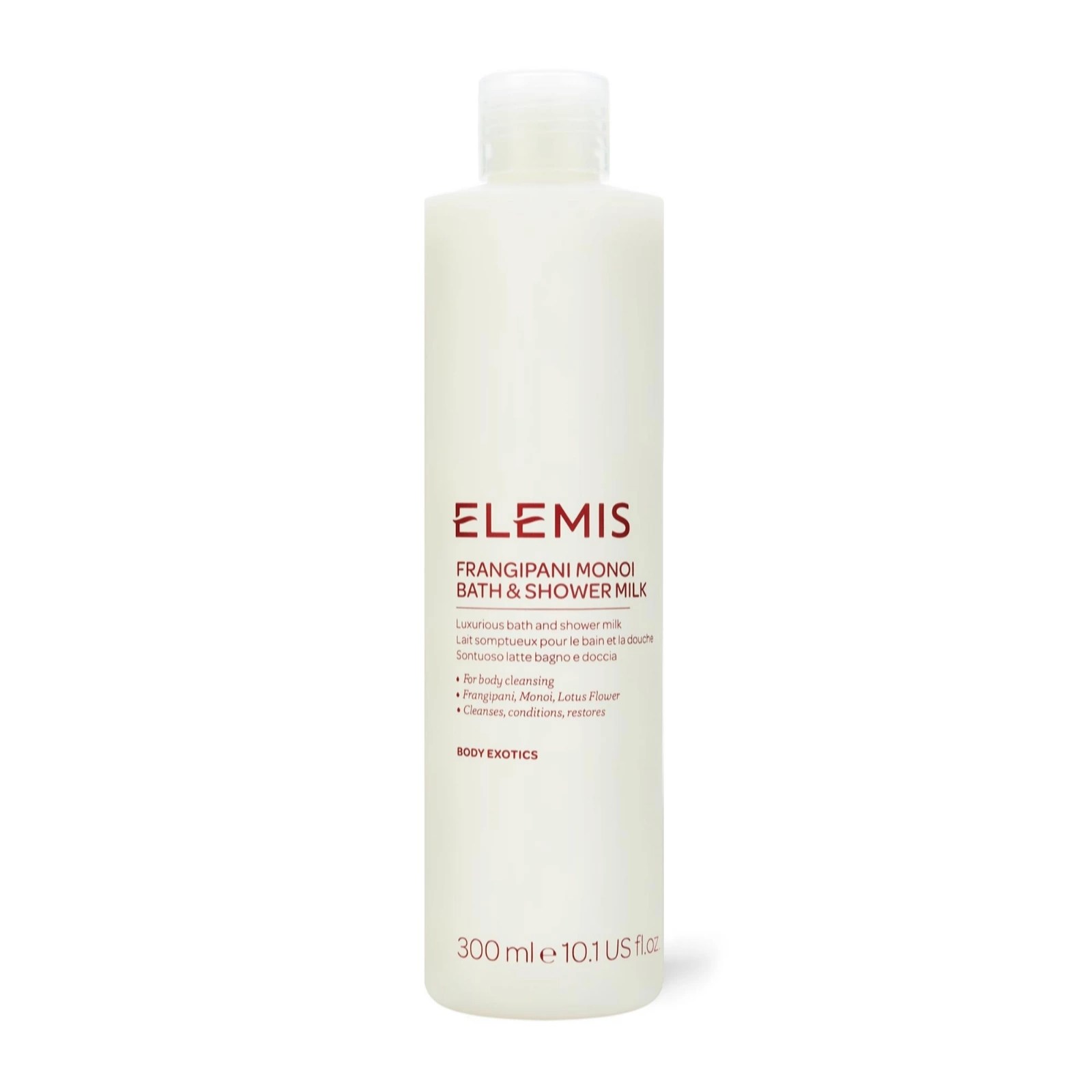 Elemis Frangipani Monoi Bath & Shower Milk 300ml QVC UK