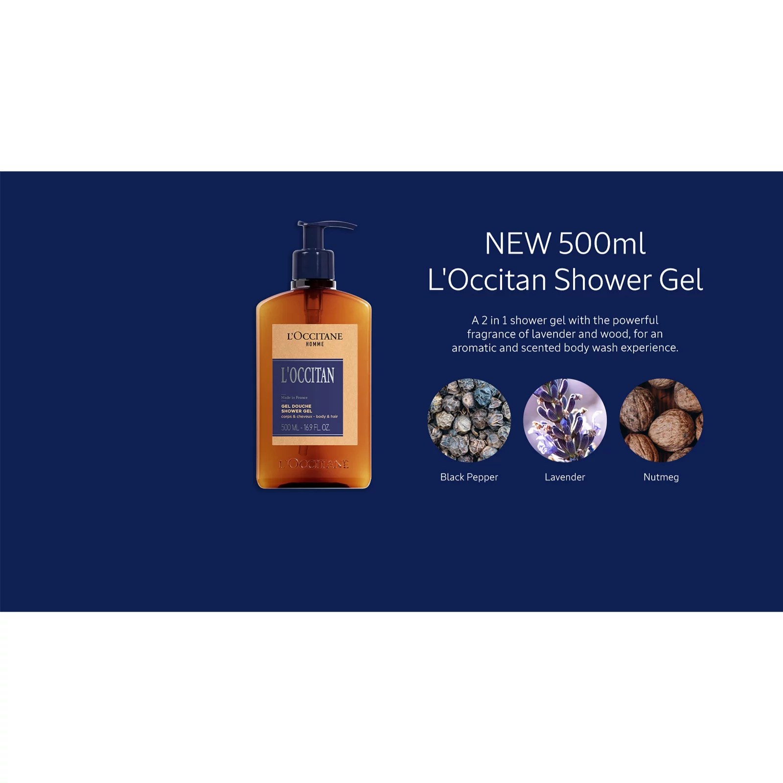 L'Occitane 500ml Shower Gel Duo QVC UK