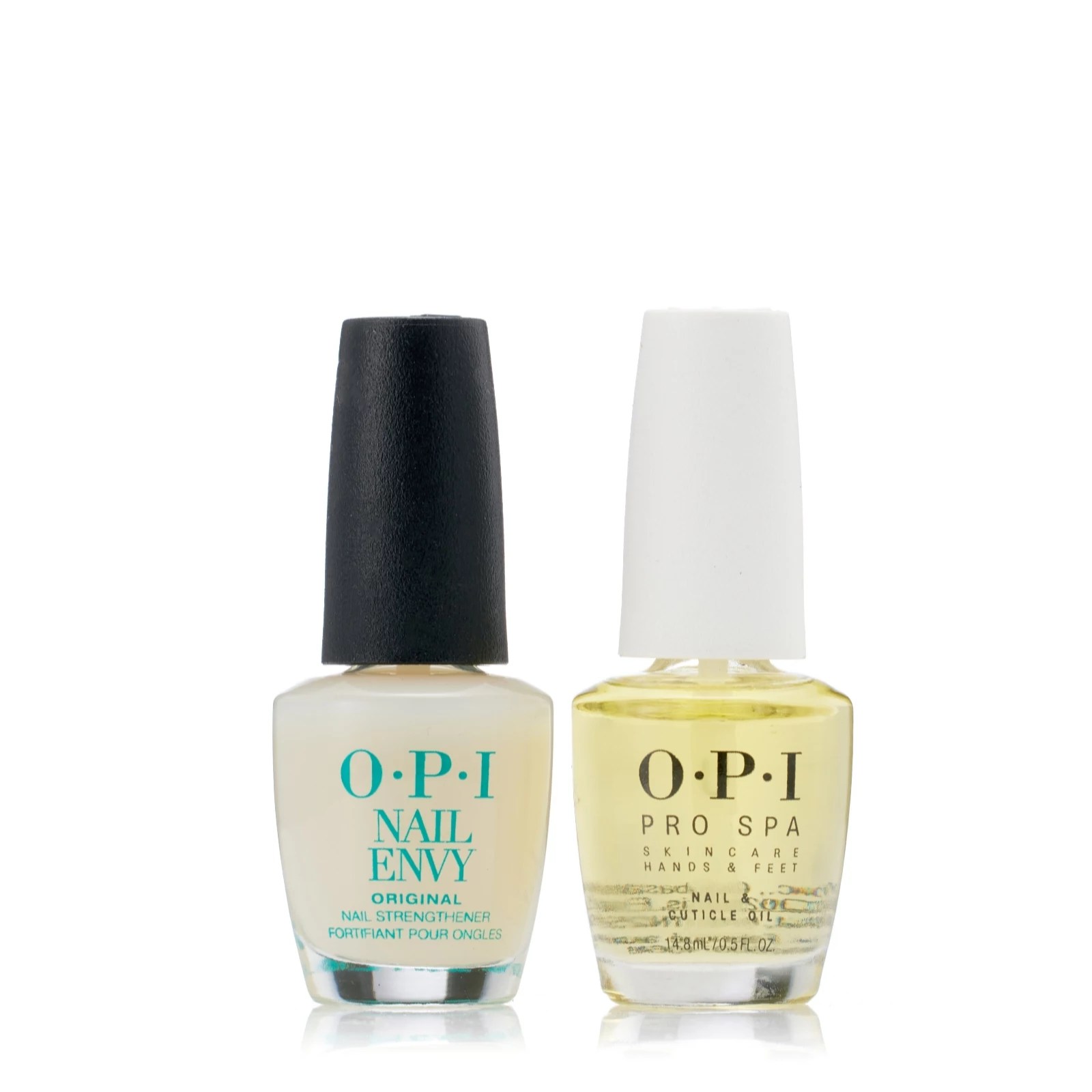 OPI Nail Envy and Cuticle Oil Gift Box Duo QVC UK